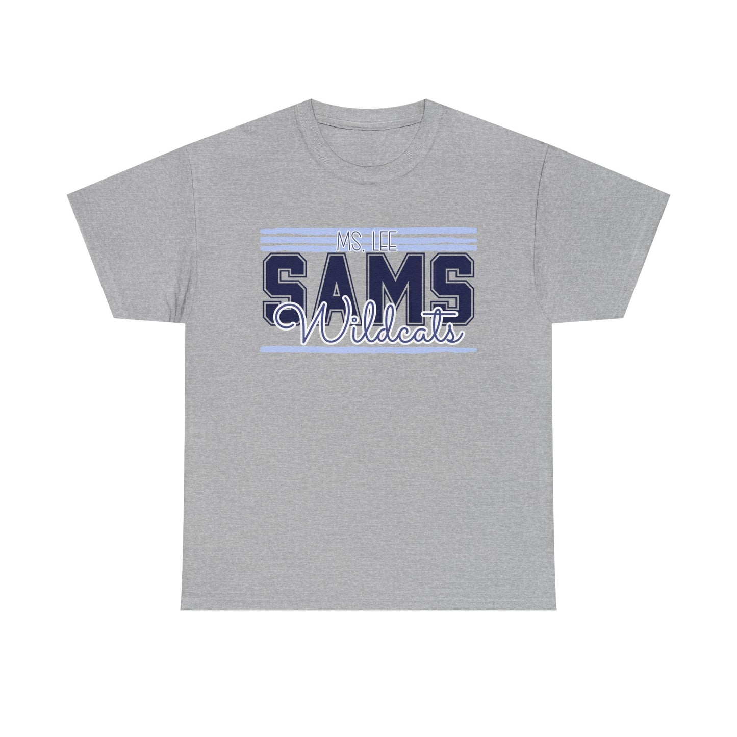 Personalized, SAMS Wildcats, St Amant Middle School, Team Spirit, Unisex Tshirt, Add your name