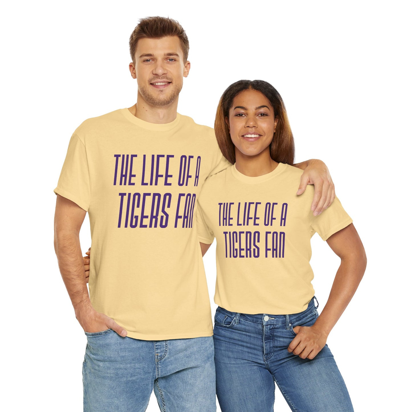 The life of a Tiger Fan Unisex Heavy Cotton T-Shirt Music Lover Shirt, TS12 12 Swiftie, lsu. tigers