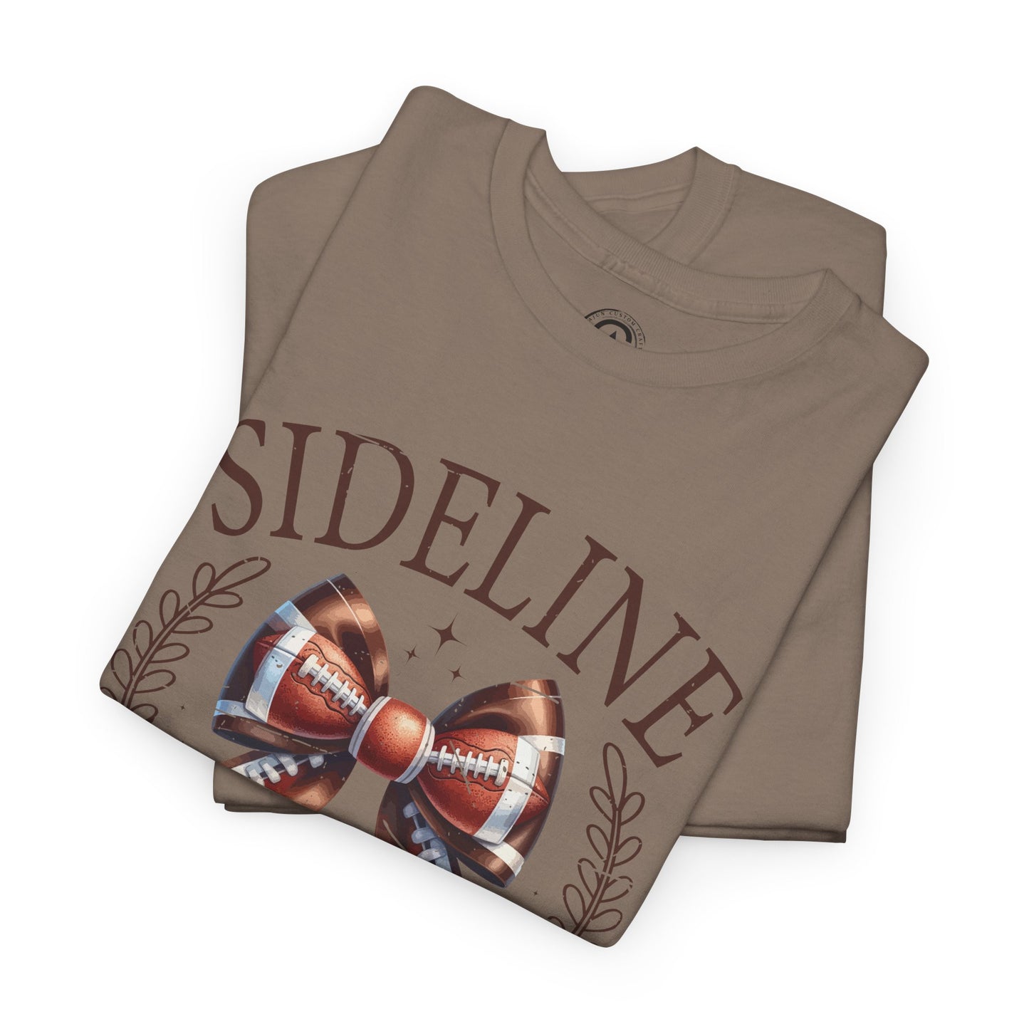 Sideline Social Club Tee, Unisex Heavy Cotton Shirt, Perfect for Game Days, Sports Fans, Casual Wear, Unique Gift Idea, Football
