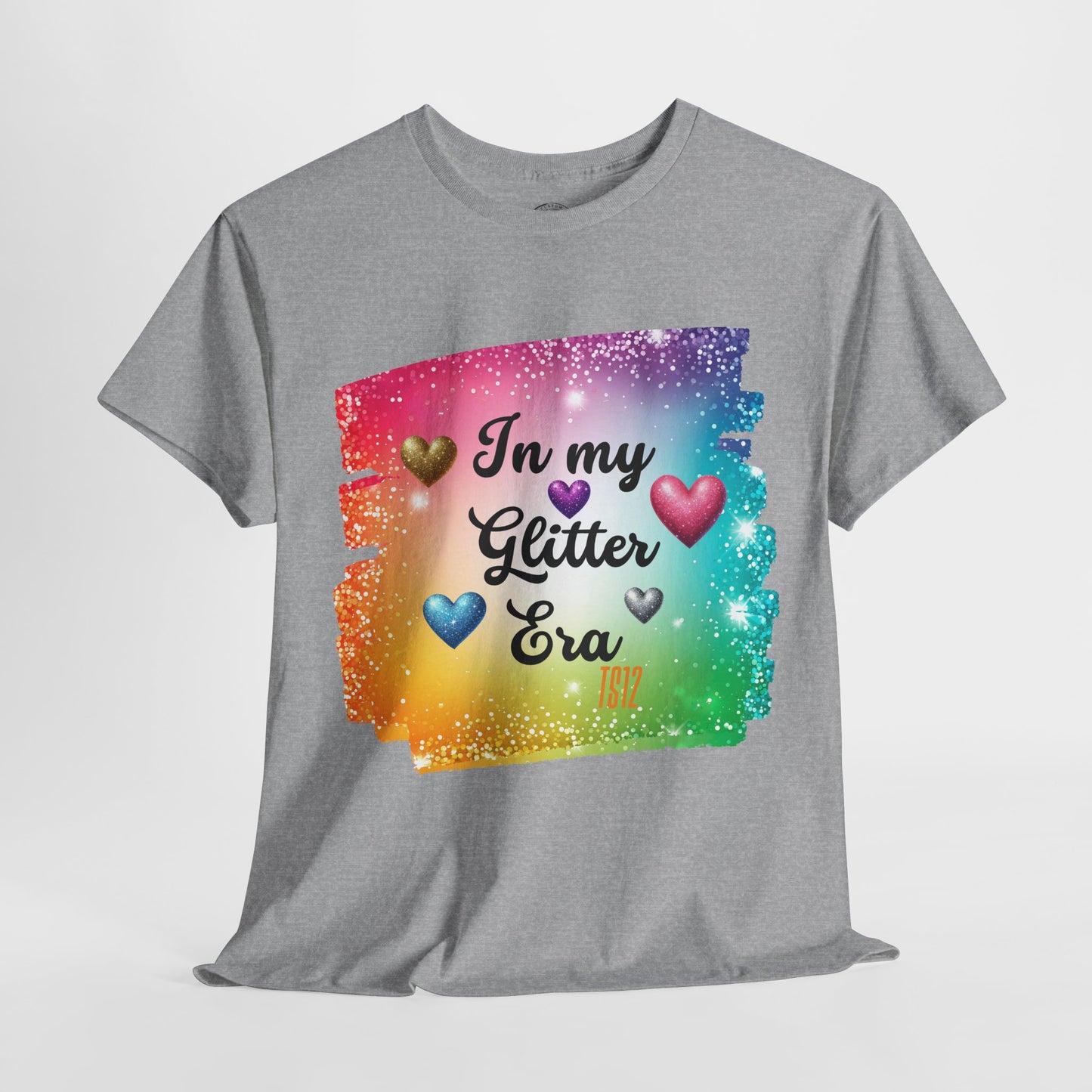 In My Glitter Era Tee - Unisex Heavy Cotton T-Shirt, Perfect for Celebrations, Pride Events, Birthday Gifts, Casual Wear, Colorful Fashion