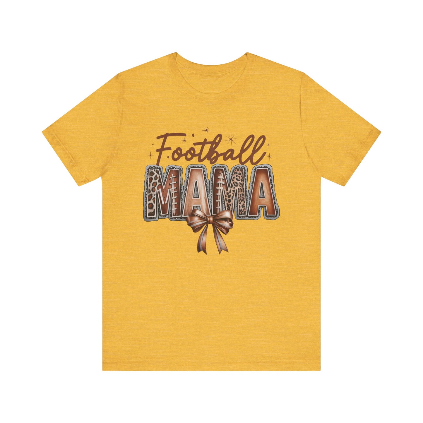 Football Mama Tee, Unisex Short Sleeve Shirt for Sports Moms, Cute Gift for Game Day, Football Season Apparel