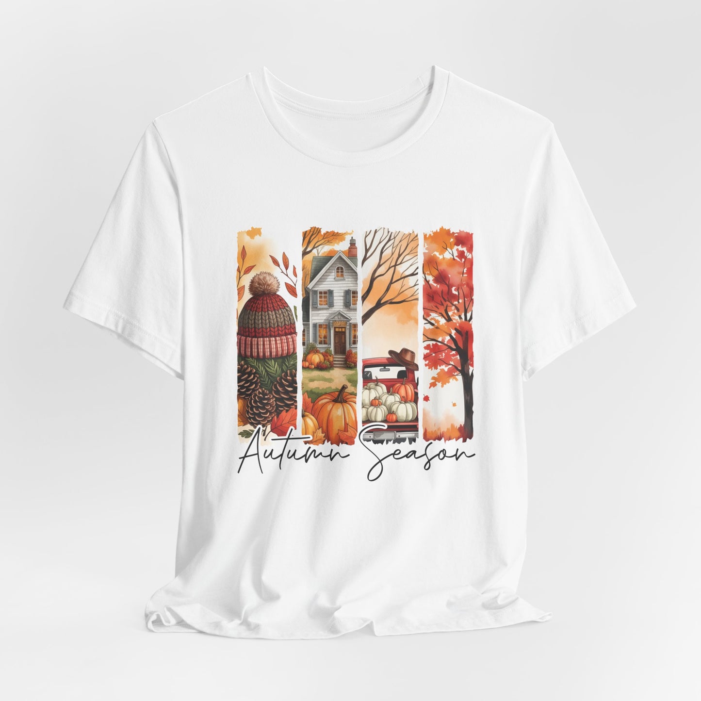 Autumn Vibes Unisex Tee - Cozy Fall Tee, Harvest Shirt