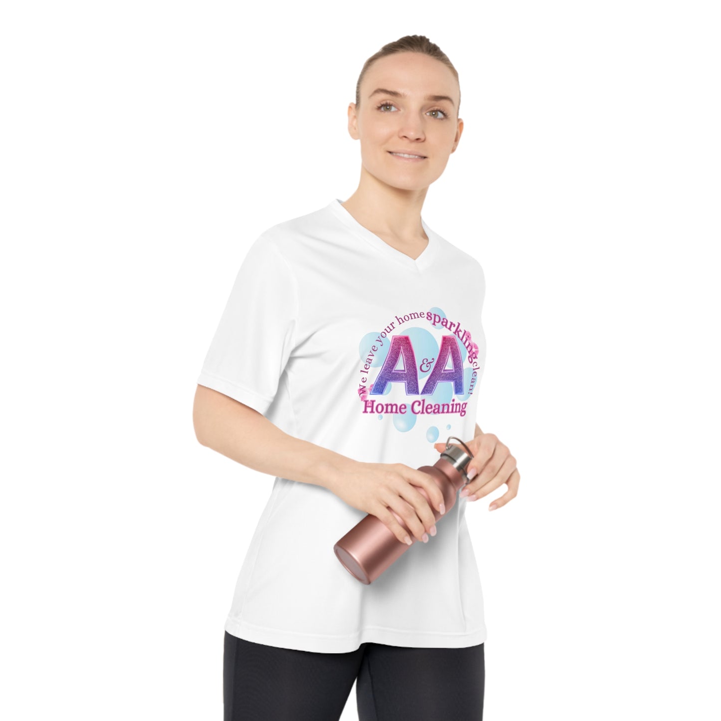 A&A, Original Logo on a 3rd V neck, Team365