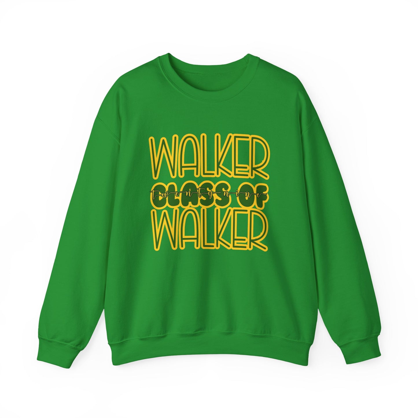 Class of 29 Crewneck Sweatshirt, Walker, Louisiana, Wildcats, Stacked Walker