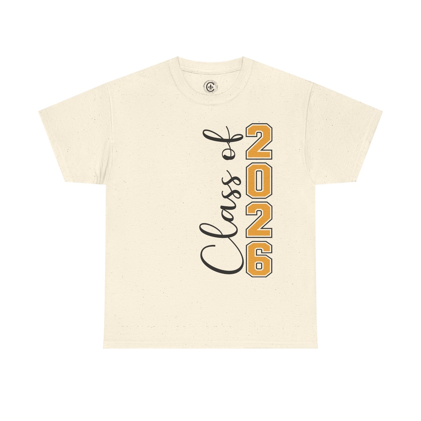 Class of 2026 Unisex Heavy Cotton Tee, Graduation Gift, School Spirit Shirt, Senior Tee, Casual Wear