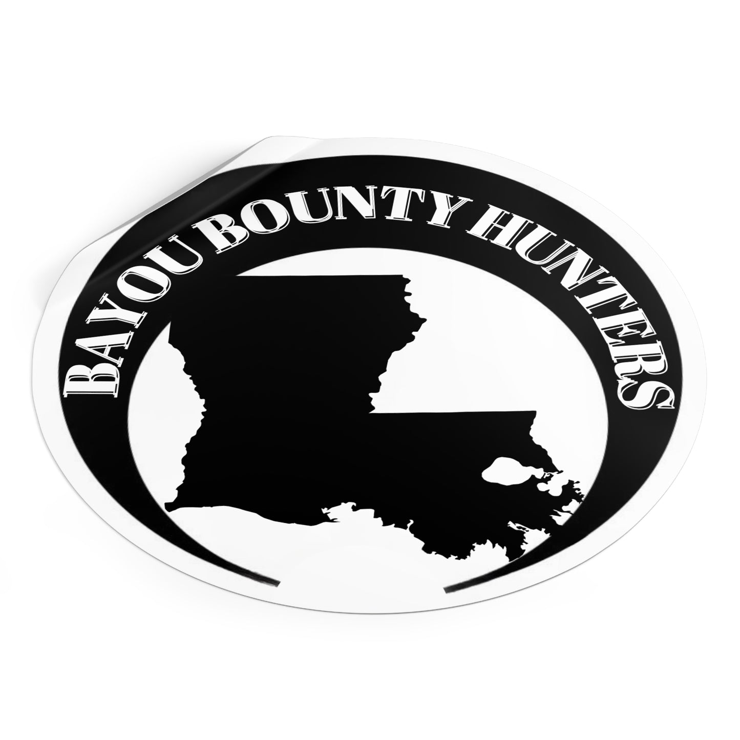 Louisiana Bayou Bounty Hunters Stickers, Waterproof Vinyl Decals, Outdoor Gear, Louisiana Souvenir, Hunting Decor, Unique Gifts