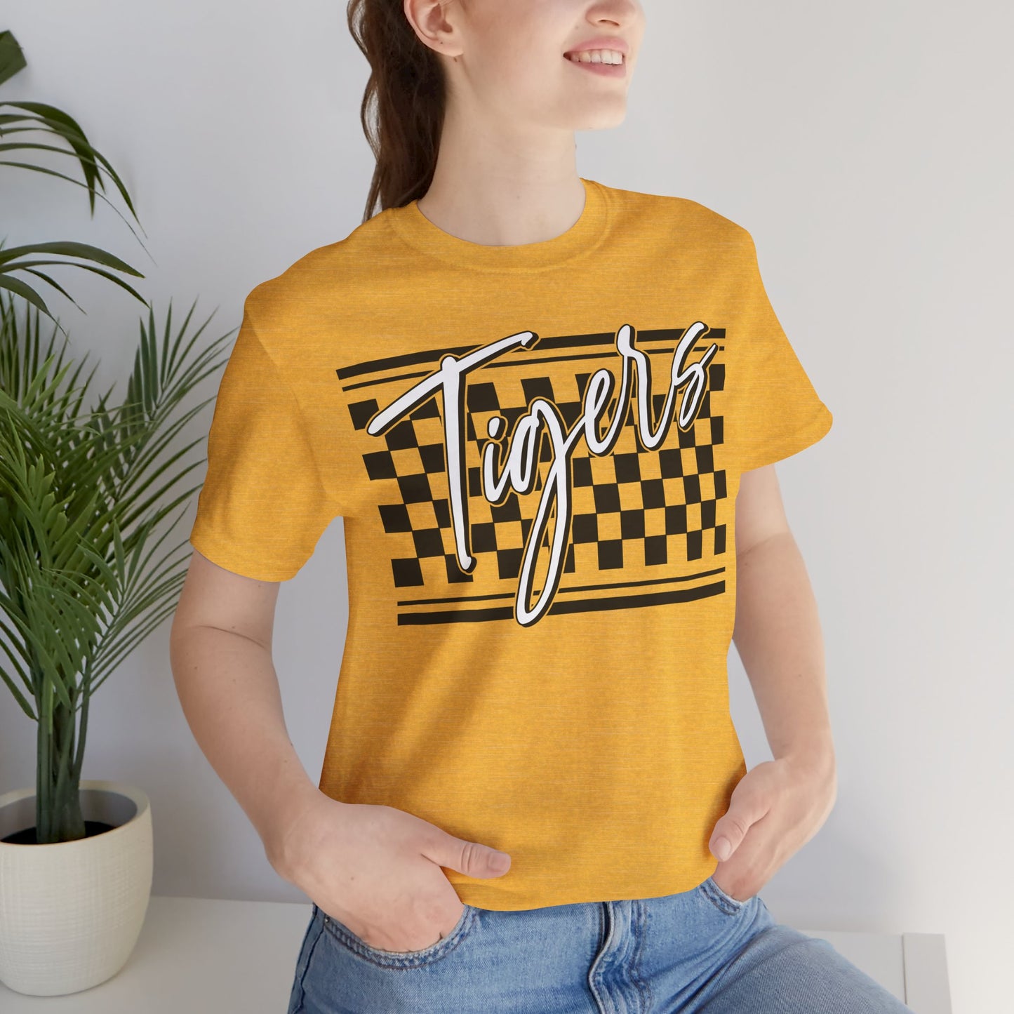 Vintage Tigers Graphic Tee, Perfect for Game Day, Casual Wear, T-Shirt Gift, Unisex Jersey Shirt, Animal Lovers Apparel