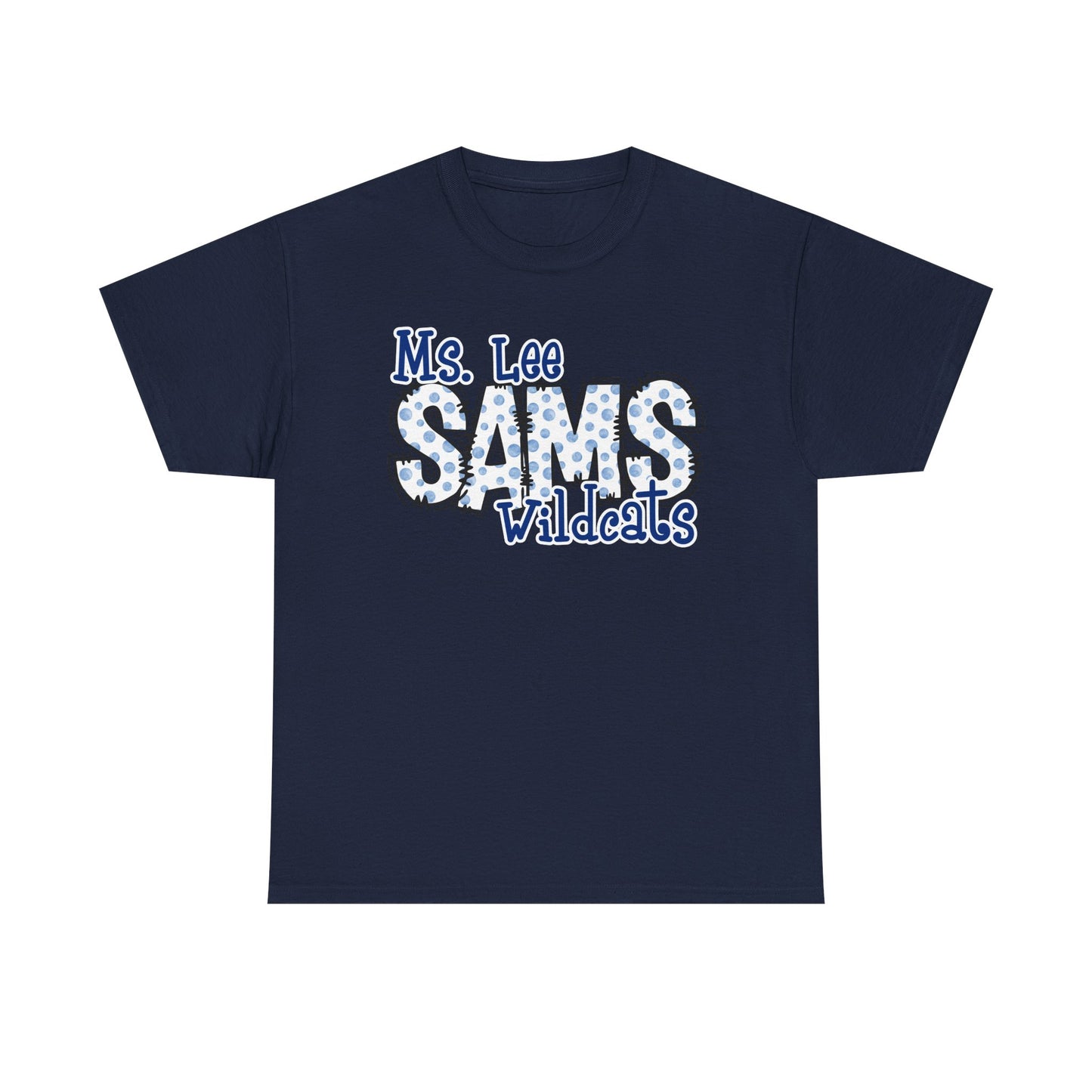 Personalized, SAMS Wildcats, Whimsical on a Unisex Tshirt, St Amant Middle School