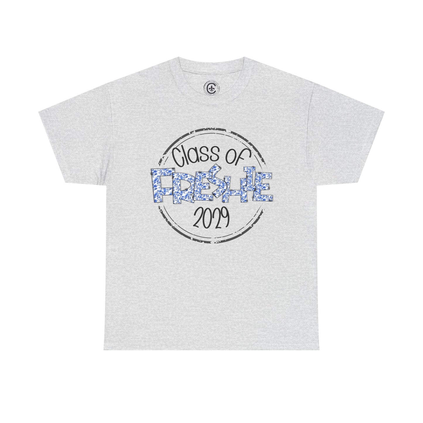 Freshie Class of 2029 Heavy Cotton Tee, Graduation Shirt, Unisex T-Shirt, School Spirit Wear, Freshman Celebration