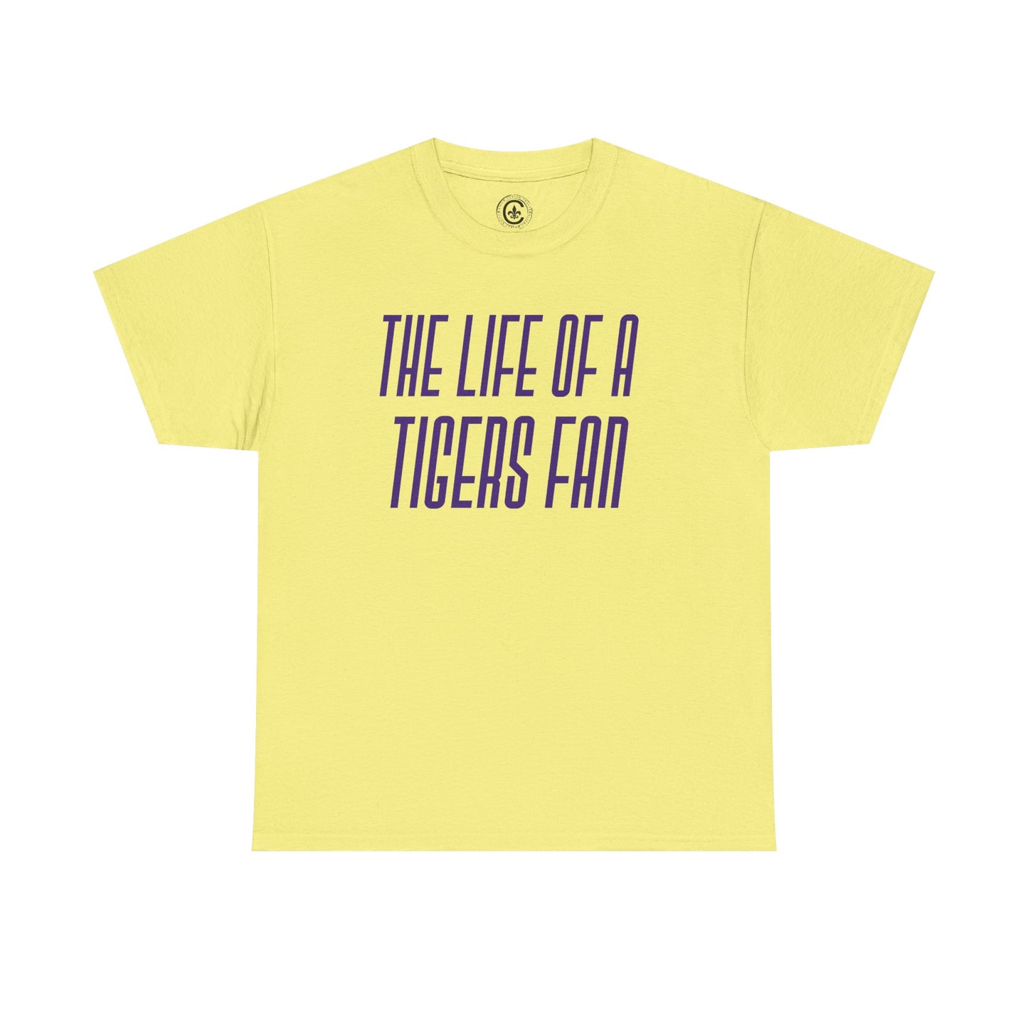 The life of a Tiger Fan  Unisex Heavy Cotton T-Shirt Music Lover Shirt, TS12 12 Swiftie, lsu. tigers