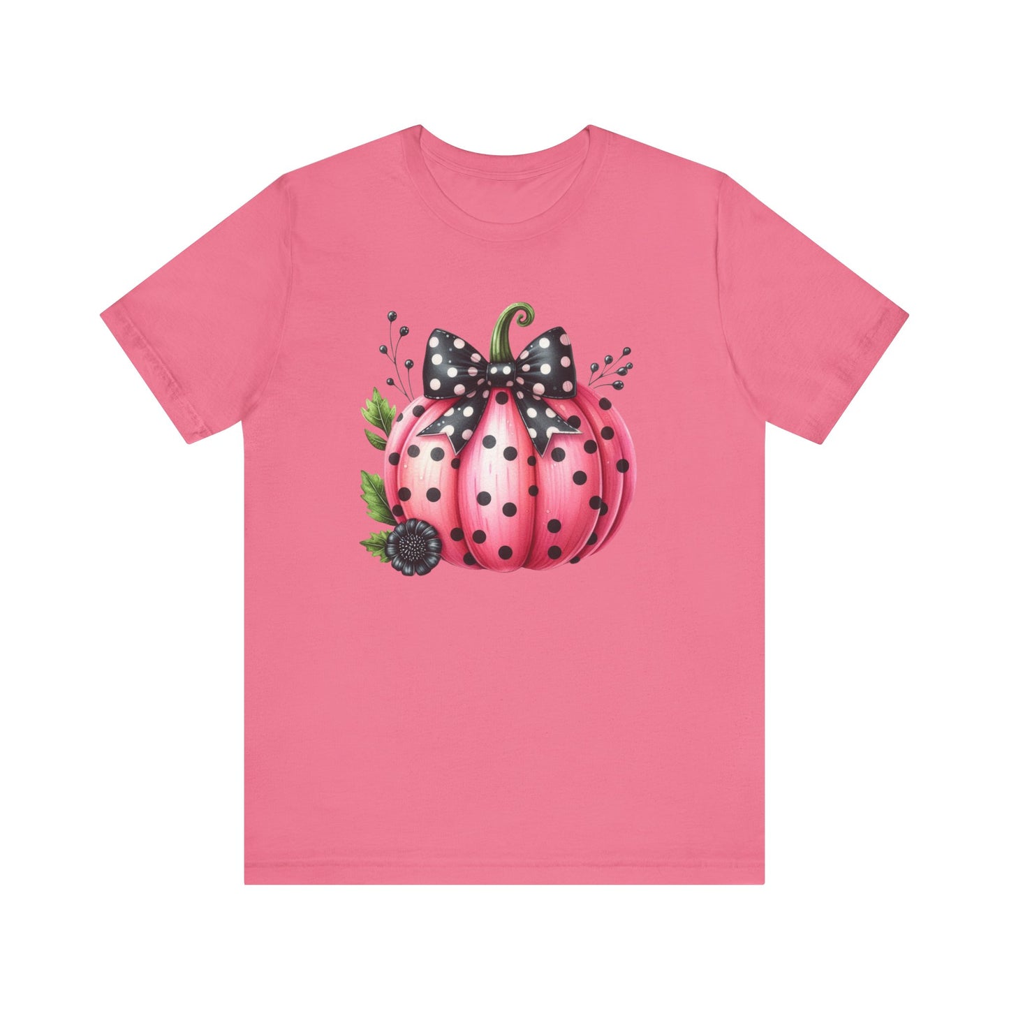 Pink, Black, Dot, Pumpkin, Breast Cancer Month, Halloween, Pink Halloween, Fun, Cute, Stylish