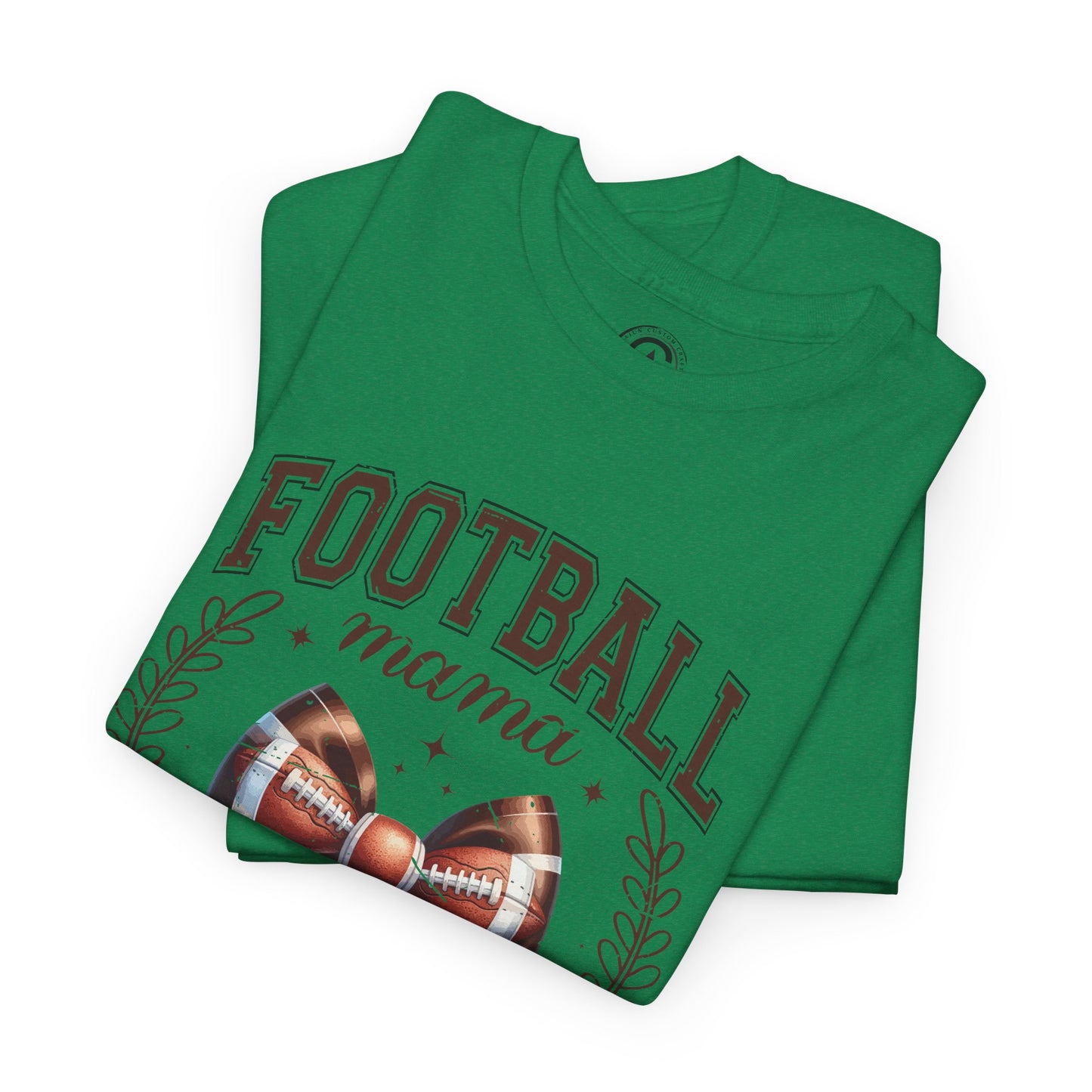 Football Mama Tee - Unisex Heavy Cotton T-Shirt, Sports Mom Gift, Game Day Apparel, Tailgate Outfit, Birthday Present