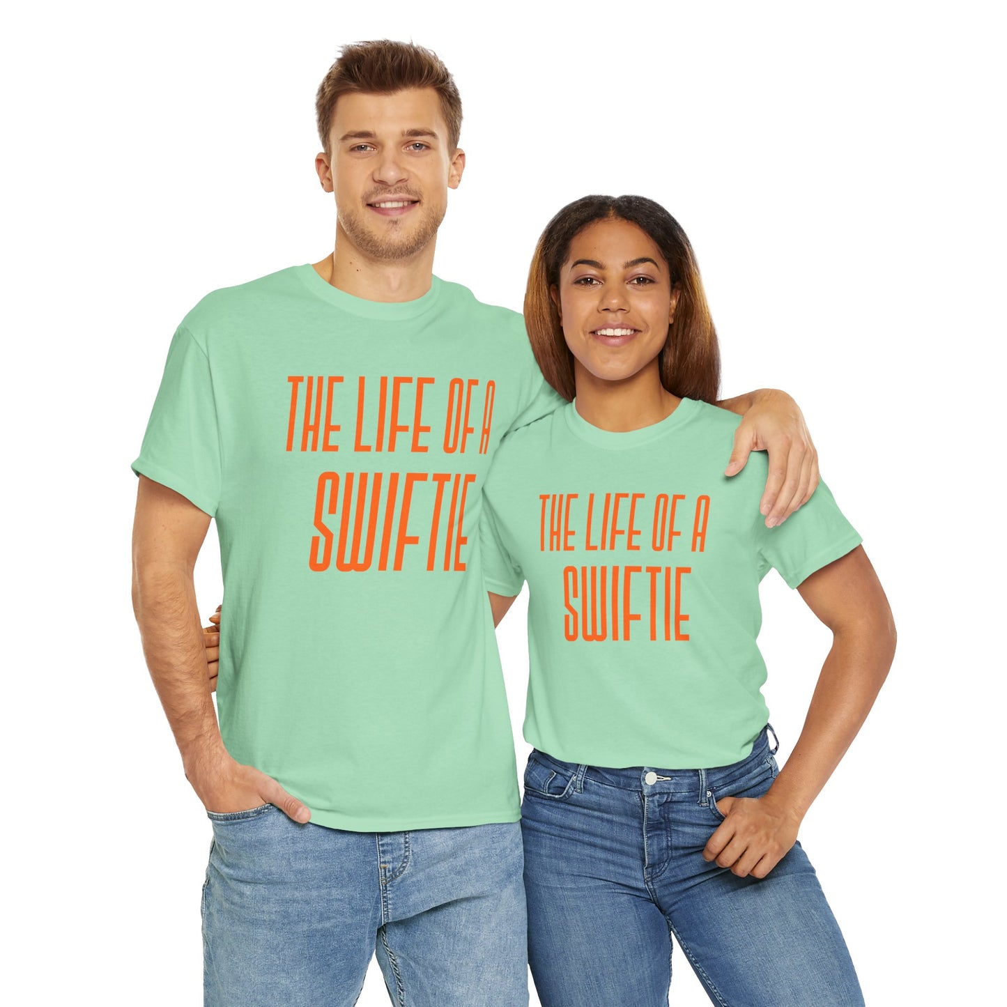 The life of a Swiftie Unisex Heavy Cotton T-Shirt Music Lover Shirt, TS12 12 Swiftie