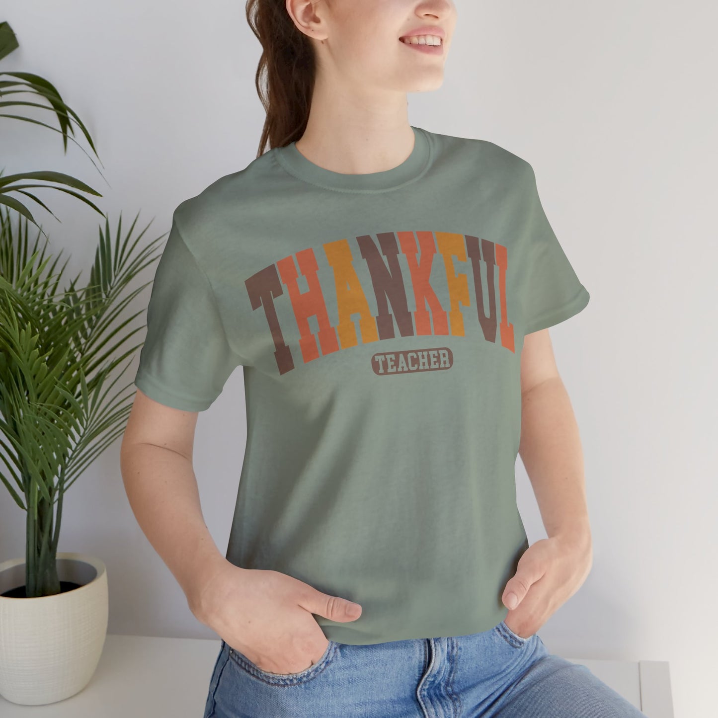 Thankful Teacher Tee, Unisex, Thanksgiving