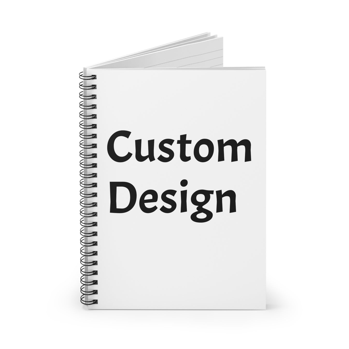 Personalized Custom Spiral Notebook - Ruled Line, Journal, Gift for Students, Stationery, Creative Notepad