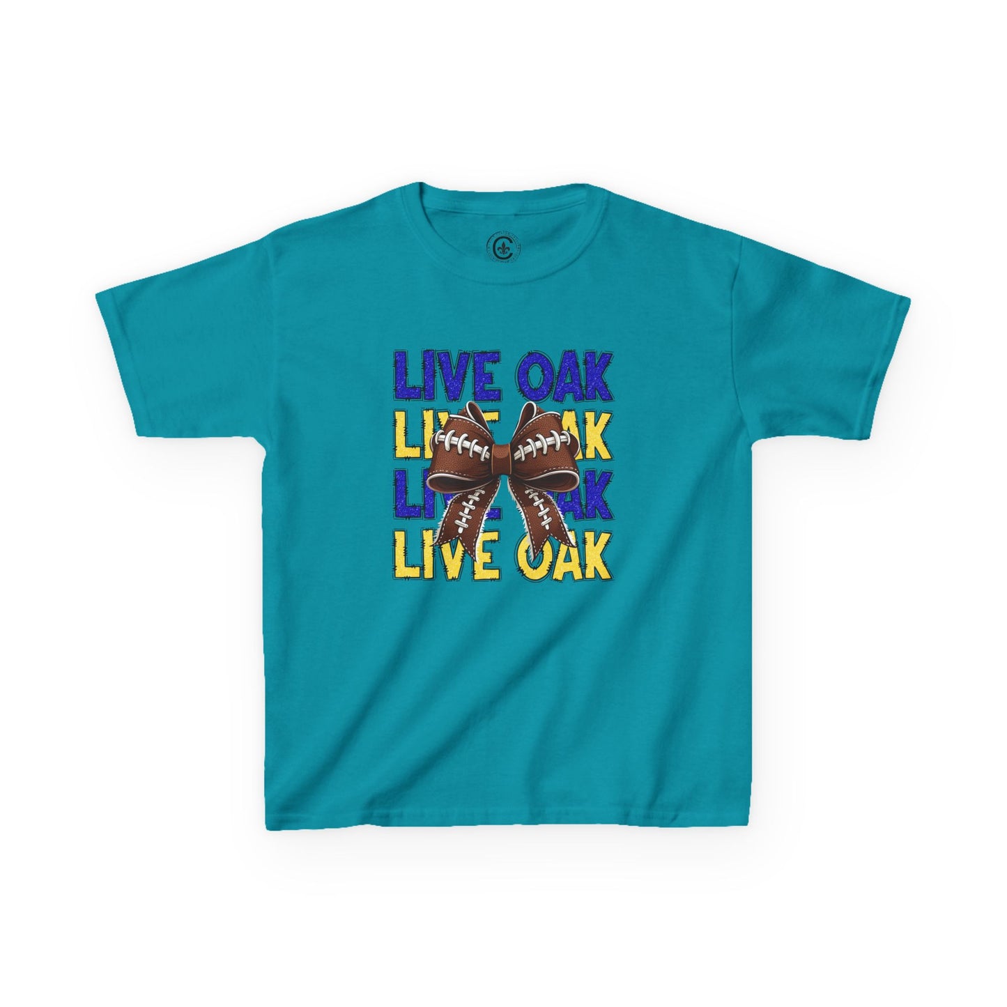 Live Oak Eagles Football Tee for Kids, Youth Sports Shirt, Fun Game Day Outfit, Birthday Gift, Team Spirit Apparel, Family Sportswear