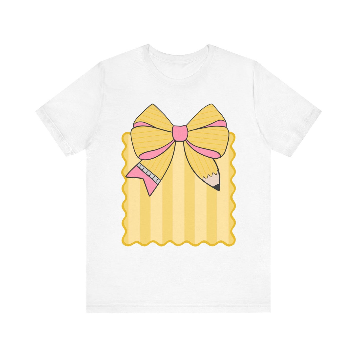 Personalized, Back to School, Pencil Bow coquette design for students, teachers, faculty, etc