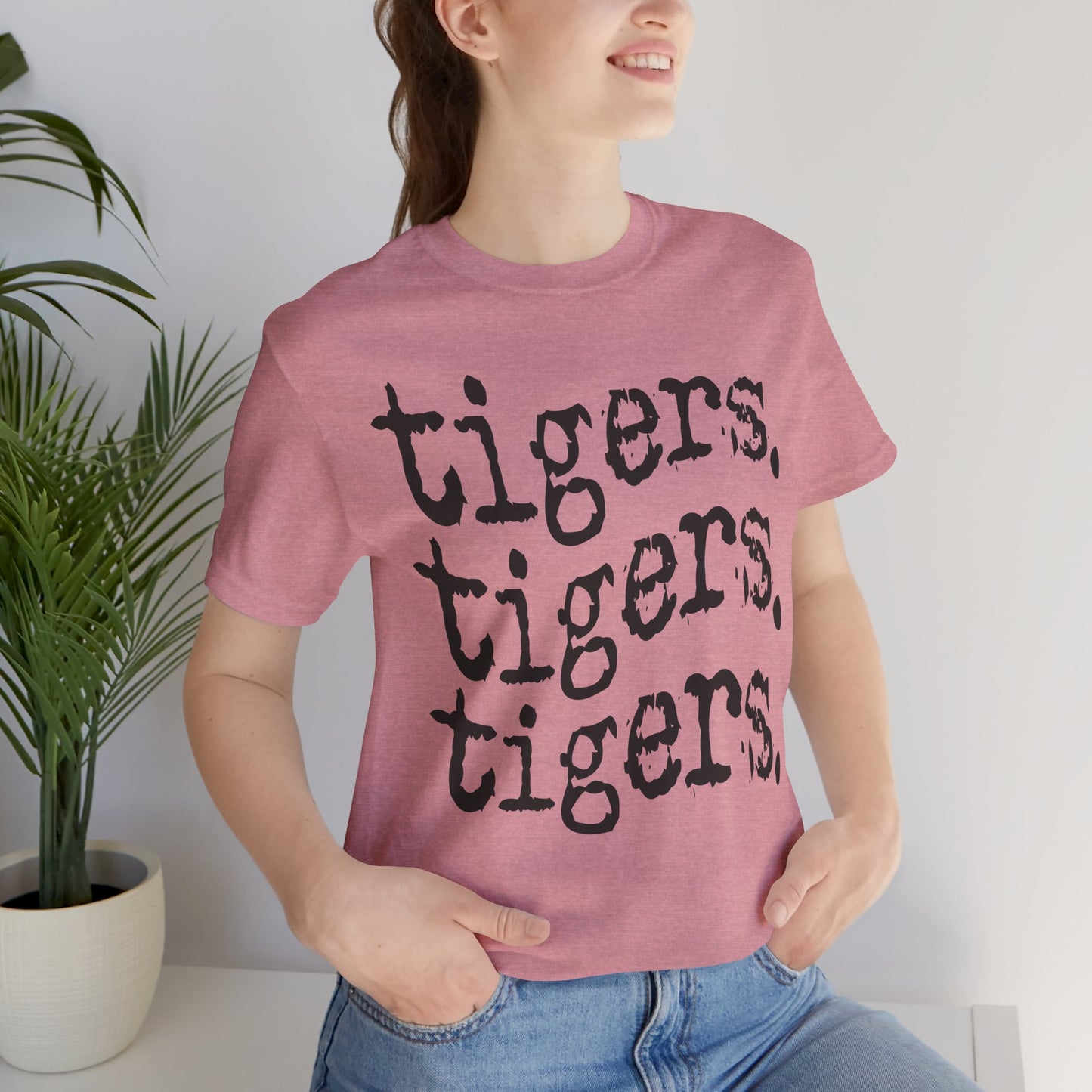Tigers, Stacked, Tshirt, Unisex, Period, LSU