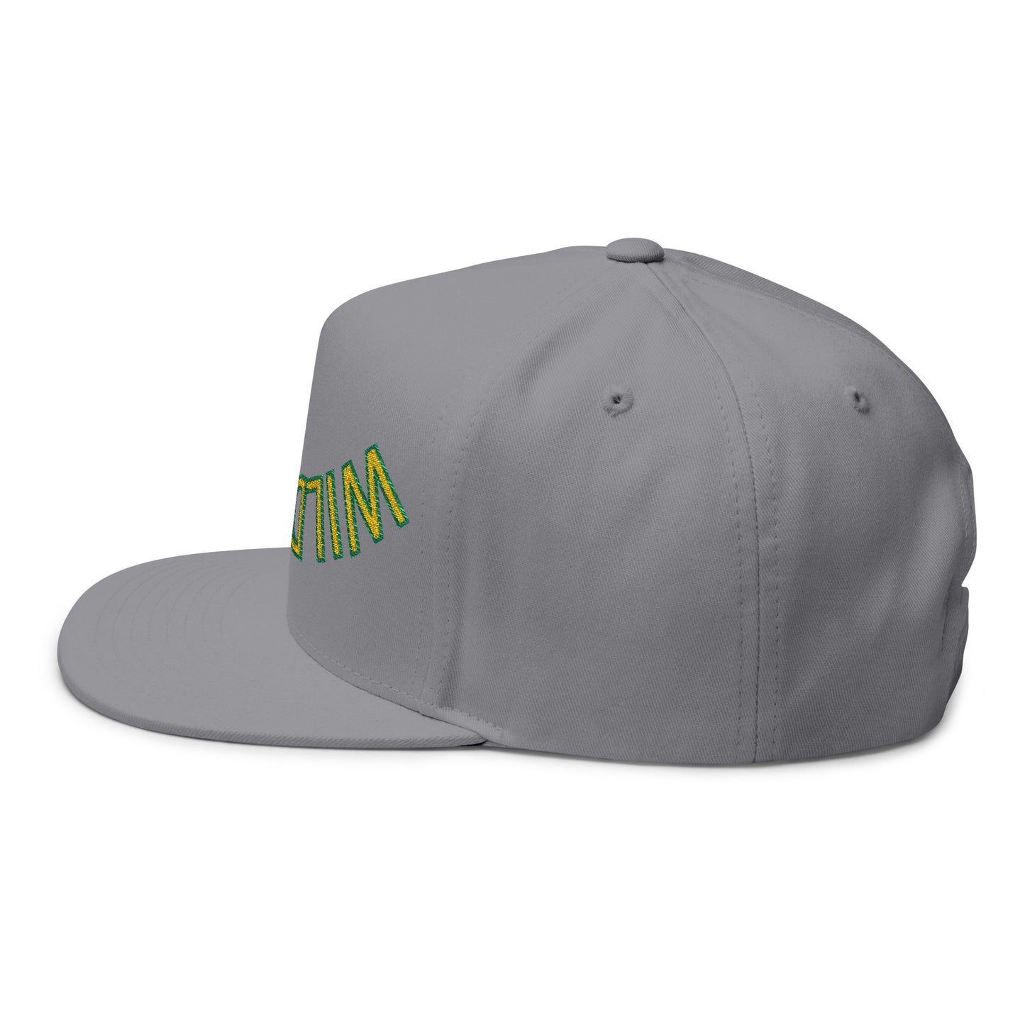 Upside down Wildcats, Embroidered Flat Bill Cap - Wildcats, Urban Streetwear Hat, Cool Summer Accessory, Gift for Him/Her, Trendy Headwear