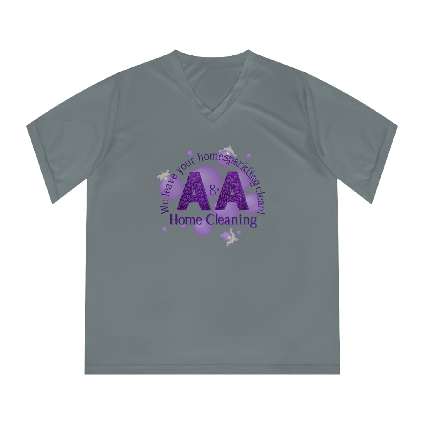 A&A, Purple Logo on a 3rd V neck, Team365