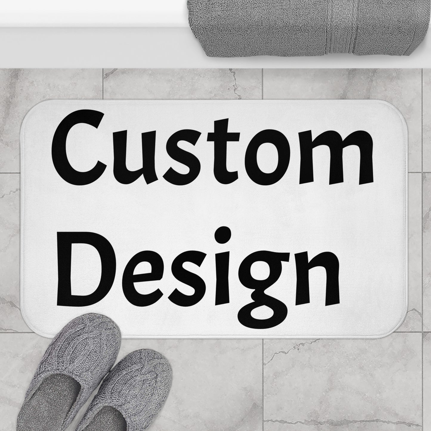 Personalized Bath Mat for Home Decor, Bathroom Rug, Gift Idea for Housewarming, Unique Shower Mat, Stylish Bath Accessories