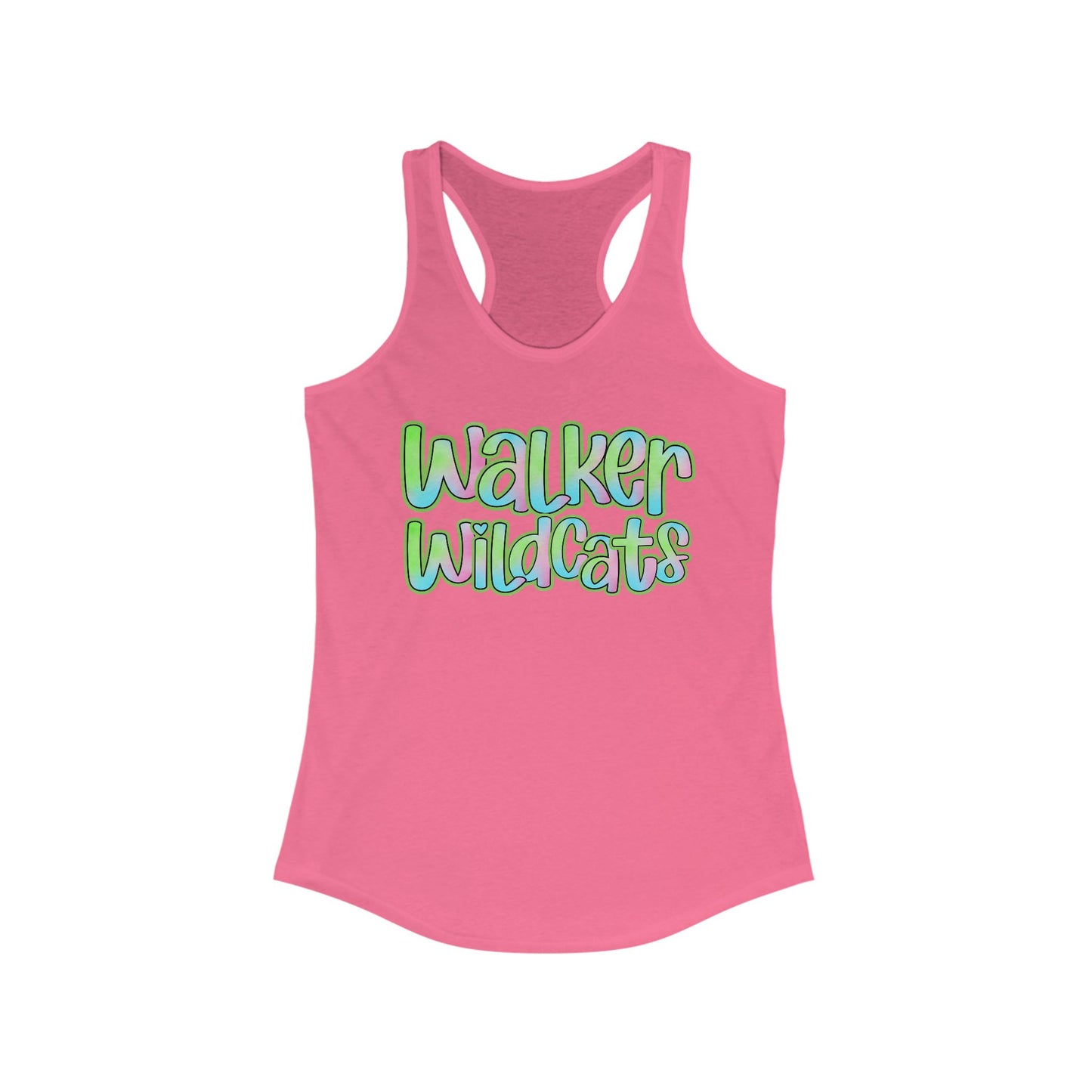 Walker Wildcats Women's Racerback Tank Top, Perfect for Game Day, Sports Events, Tailgating, and Everyday Wear