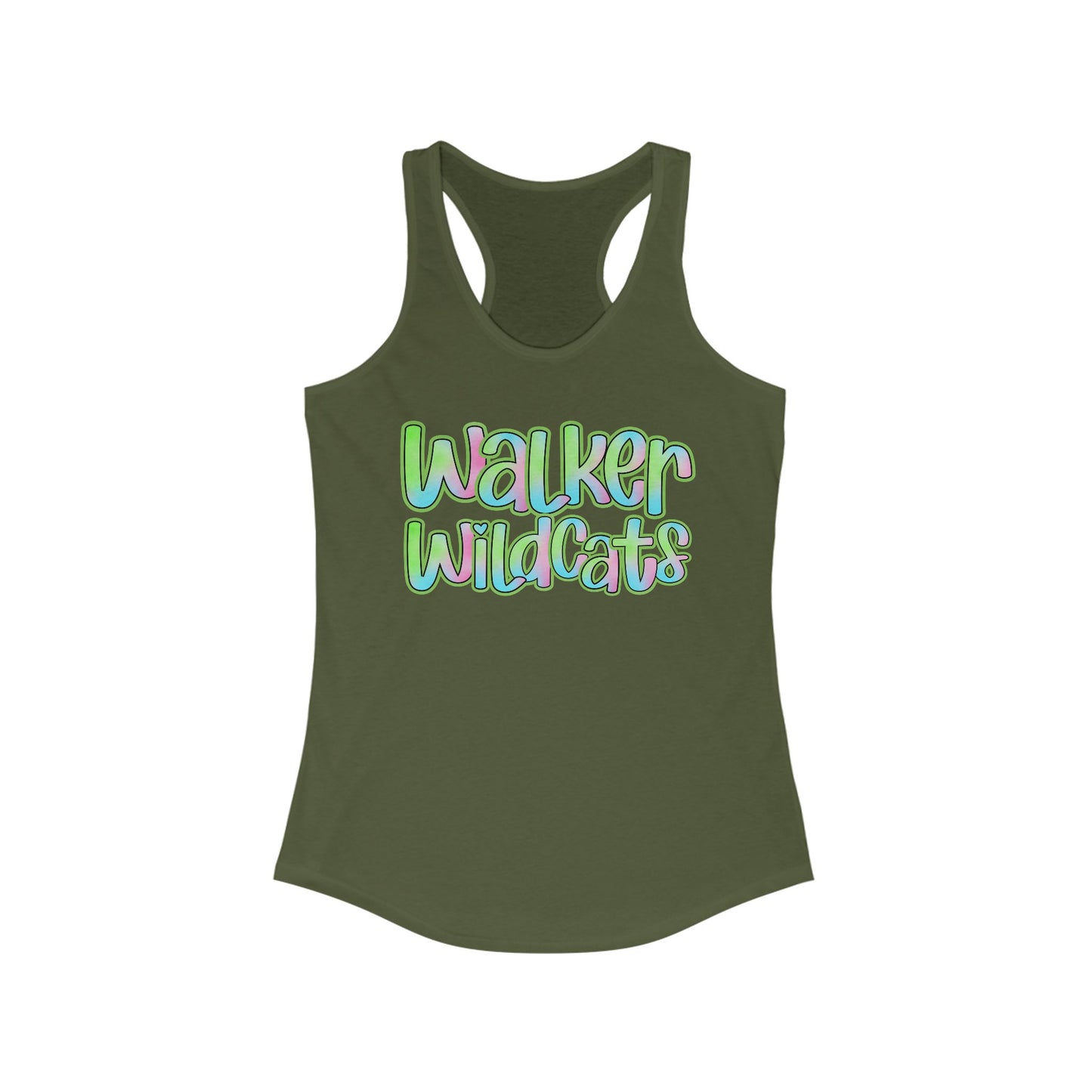 Walker Wildcats Women's Racerback Tank Top, Perfect for Game Day, Sports Events, Tailgating, and Everyday Wear