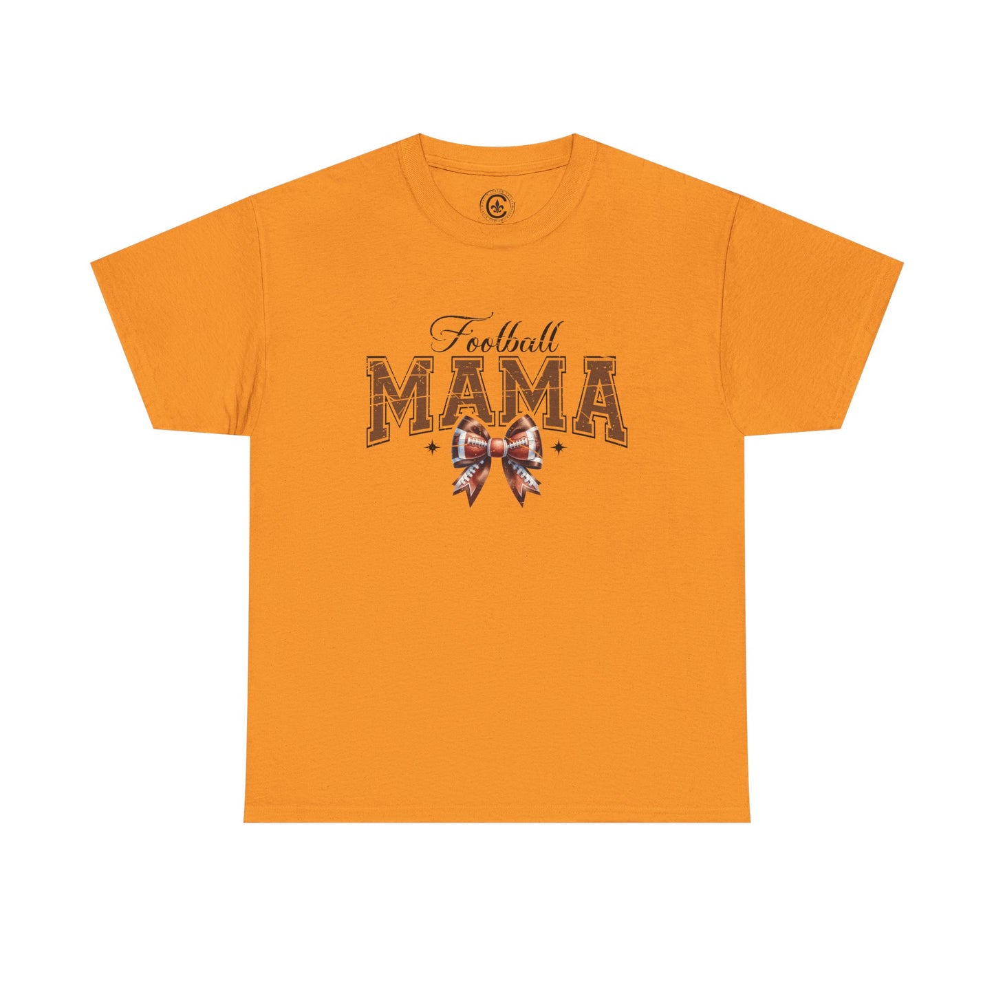 Football Mama Unisex Heavy Cotton Tee | Perfect for Game Day, Sports Events, Gifts for Moms, Casual Wear, Tailgate Parties