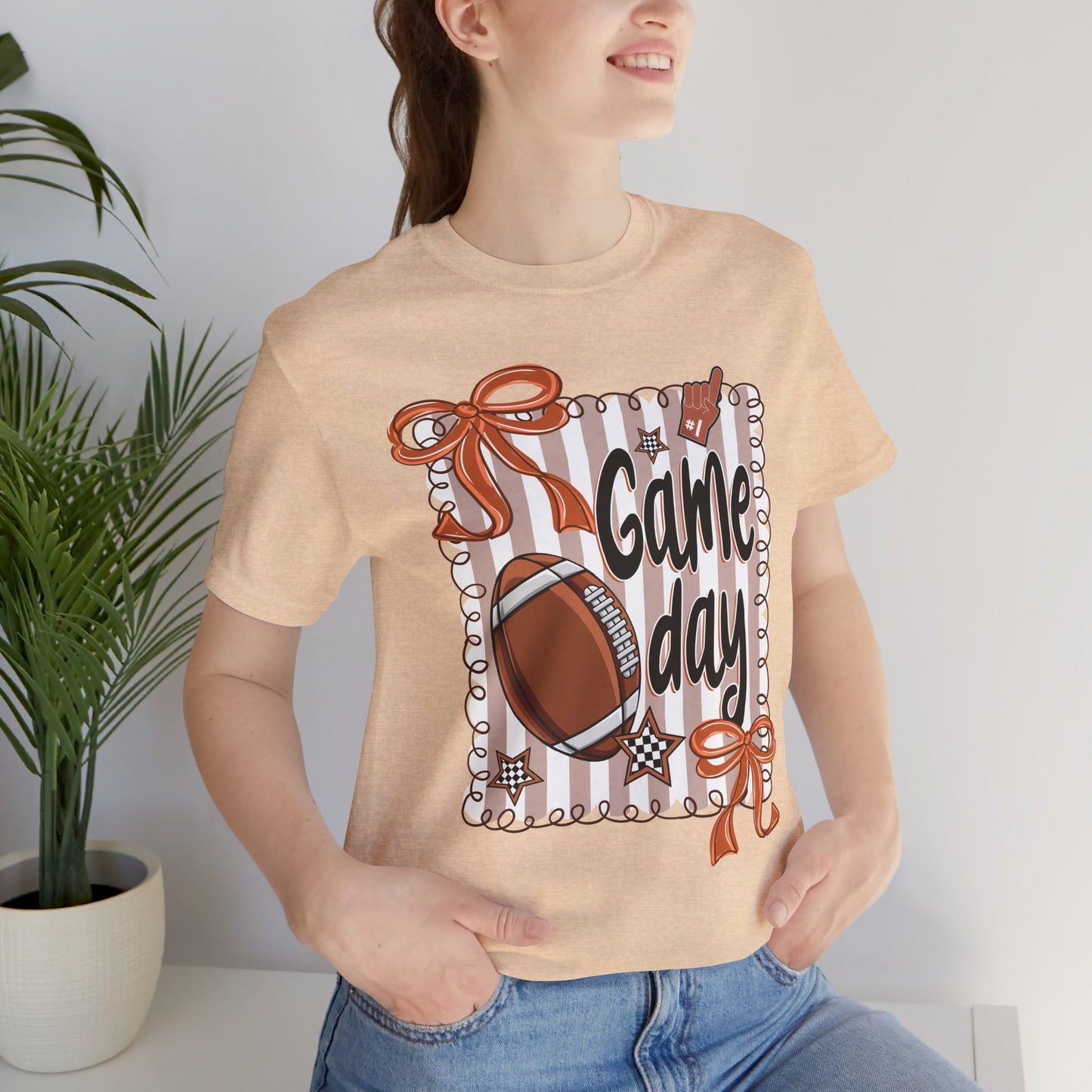 Game Day Unisex Jersey Tee - Perfect for Football Lovers, Sports Events, Tailgating, Casual Wear, Team Spirit