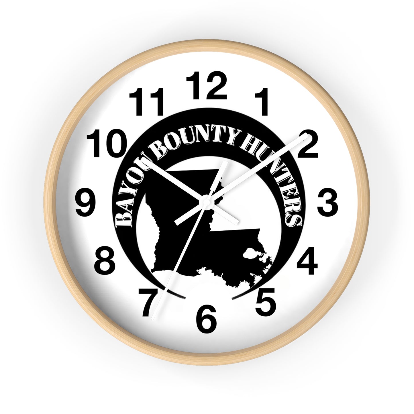 Bayou Bounty Hunters Wall Clock, Sass, Cowboy Action Shooter, Personalized