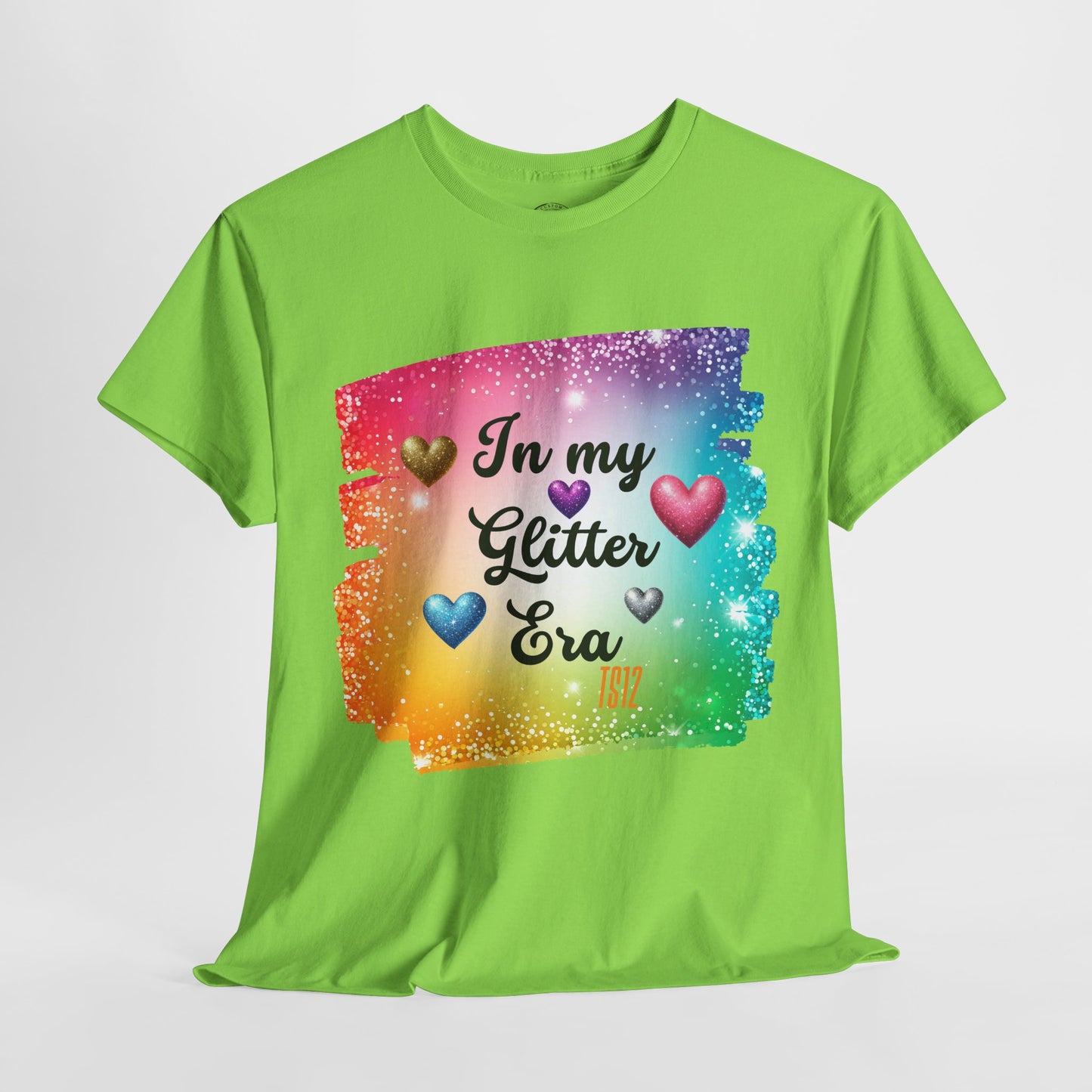 In My Glitter Era Tee - Unisex Heavy Cotton T-Shirt, Perfect for Celebrations, Pride Events, Birthday Gifts, Casual Wear, Colorful Fashion