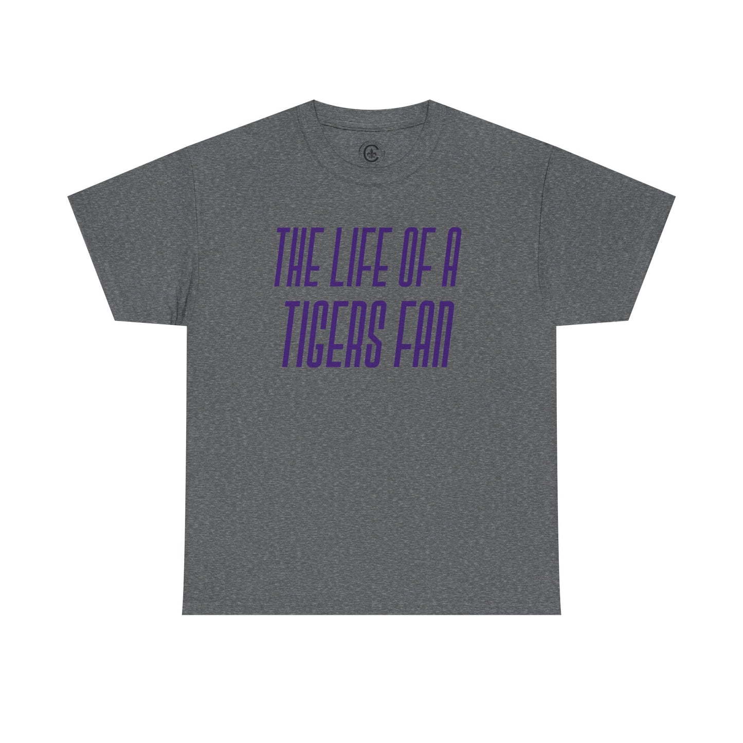 The life of a Tiger Fan  Unisex Heavy Cotton T-Shirt Music Lover Shirt, TS12 12 Swiftie, lsu. tigers