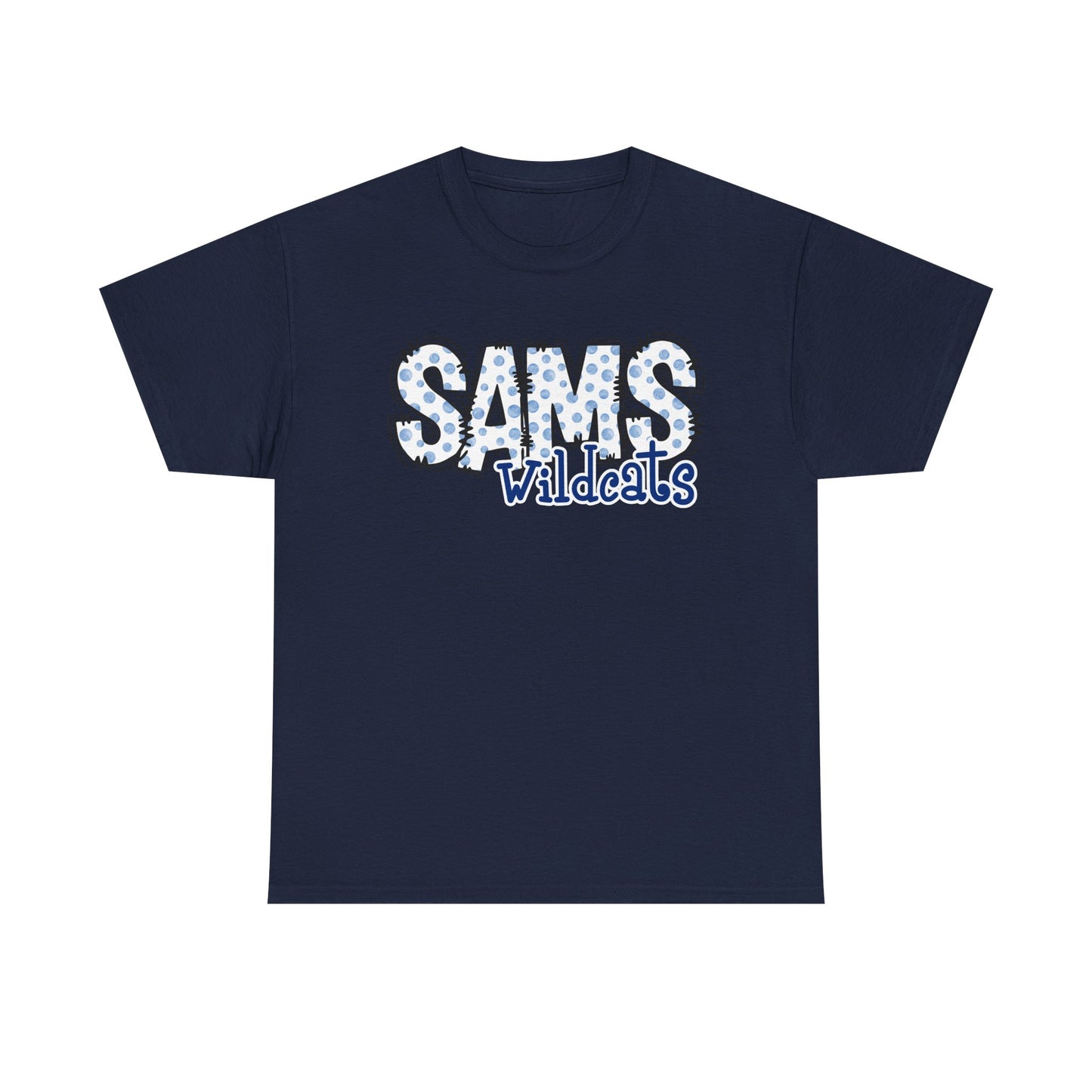 SAMS Wildcats, Whimsical on a Unisex Tshirt, St Amant Middle School