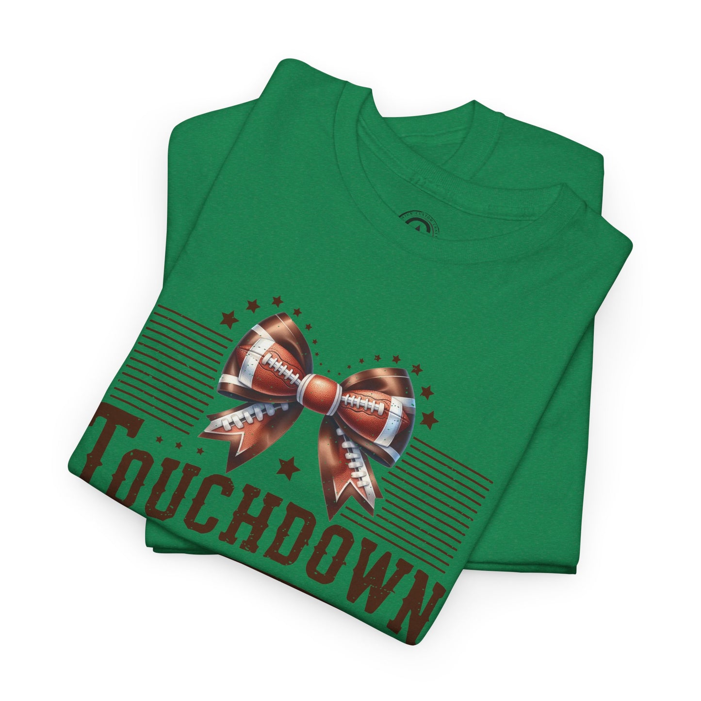 Touchdown Season Unisex Heavy Cotton Tee, Football Fan Shirt, Game Day Outfit, Sports Tee, Gift for Fans