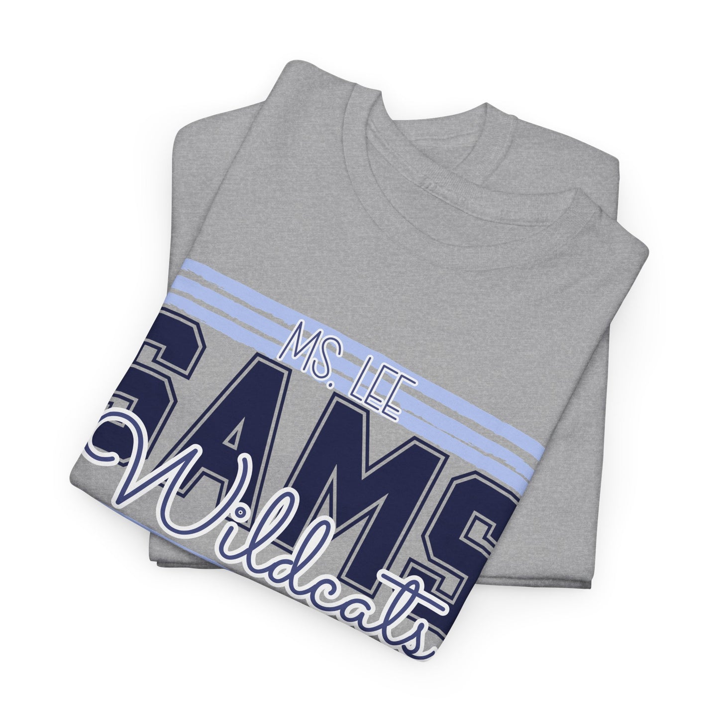Personalized, SAMS Wildcats, St Amant Middle School, Team Spirit, Unisex Tshirt, Add your name