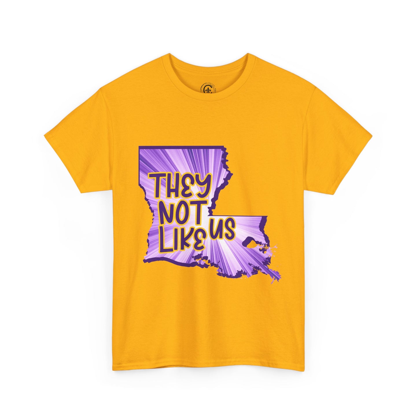 Louisiana Pride Unisex Heavy Cotton Tee | They Not Like Us, Southern Statement Shirt, Gift for Locals, Casual Wear, Streetwear