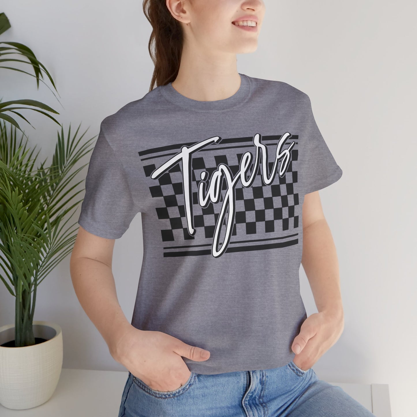 Vintage Tigers Graphic Tee, Perfect for Game Day, Casual Wear, T-Shirt Gift, Unisex Jersey Shirt, Animal Lovers Apparel