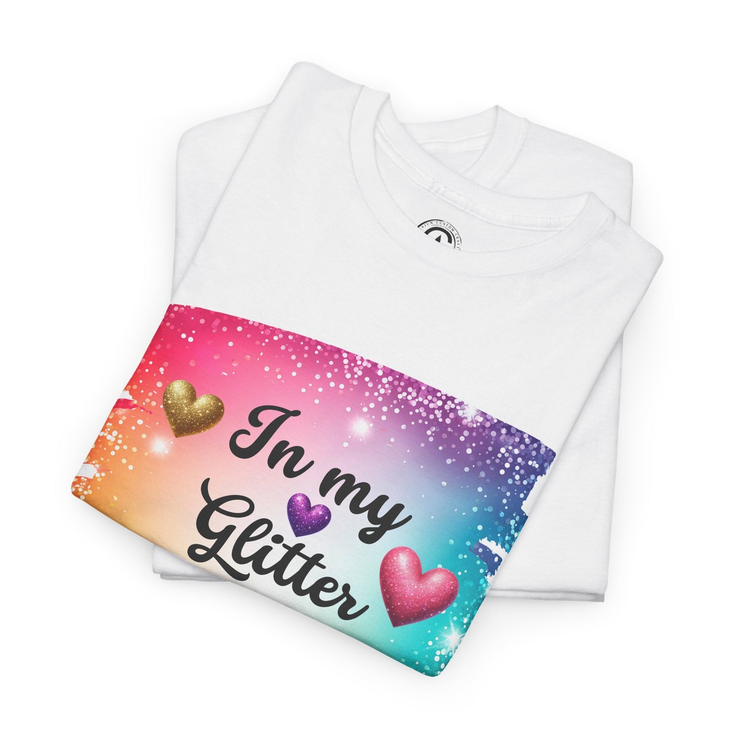 In My Glitter Era Tee - Unisex Heavy Cotton T-Shirt, Perfect for Celebrations, Pride Events, Birthday Gifts, Casual Wear, Colorful Fashion