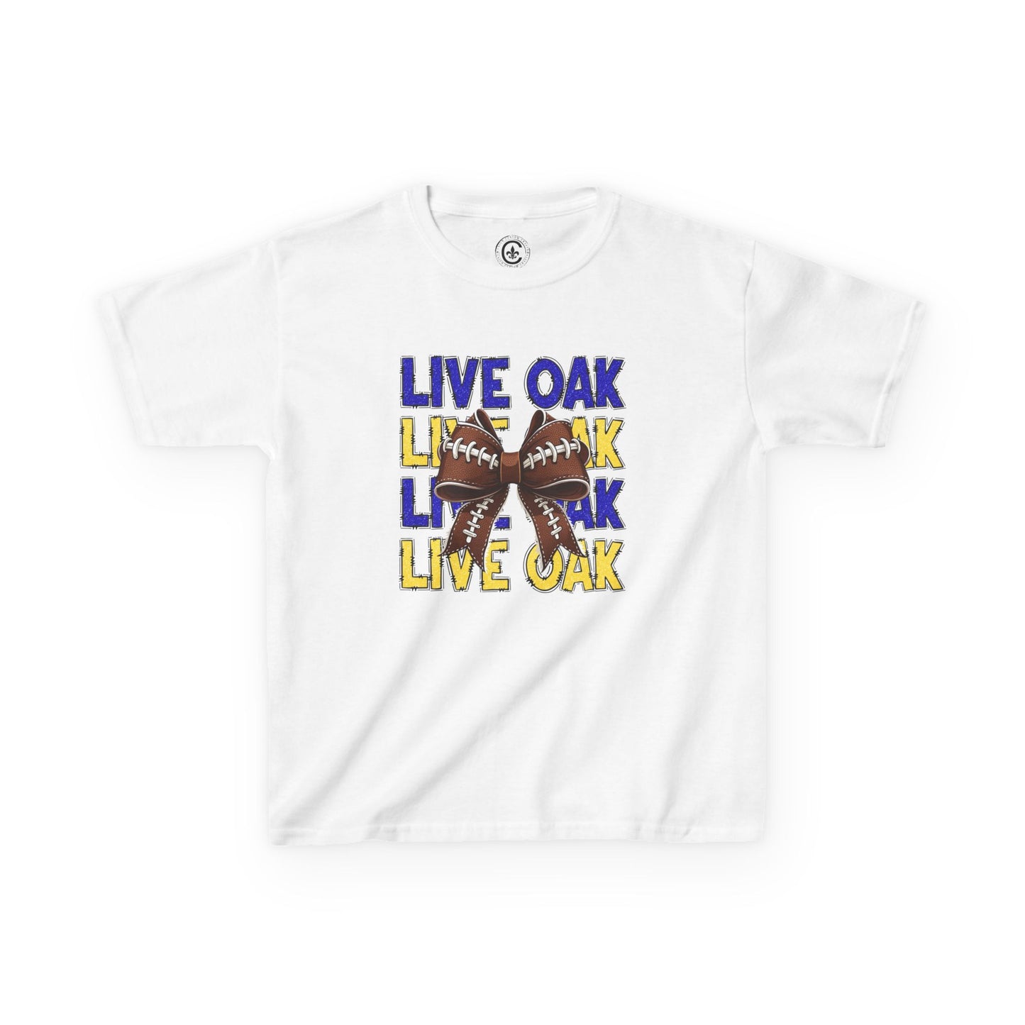 Live Oak Eagles Football Tee for Kids, Youth Sports Shirt, Fun Game Day Outfit, Birthday Gift, Team Spirit Apparel, Family Sportswear