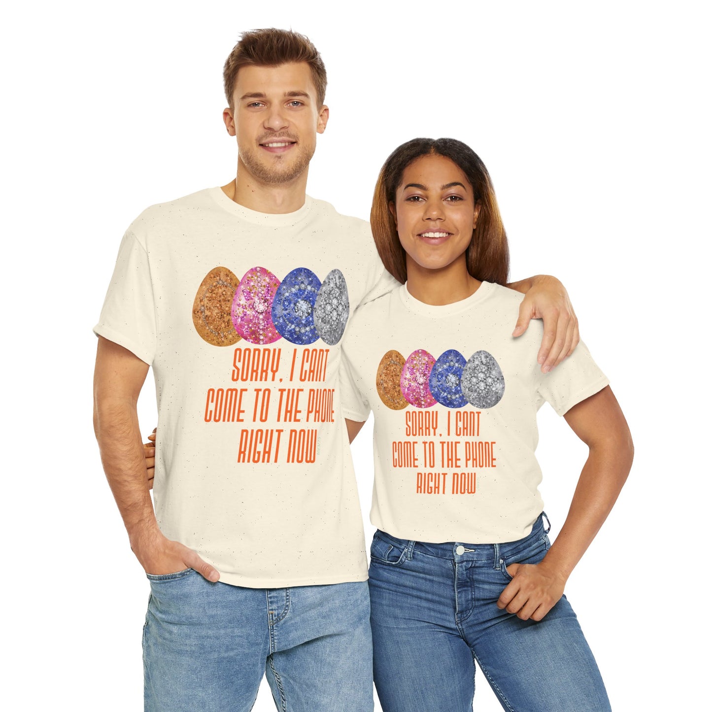 Sorry, I can't come to the phone right now, easter eggs - Unisex Heavy Cotton T-Shirt Music Lover Shirt, TS12 12 Swiftie