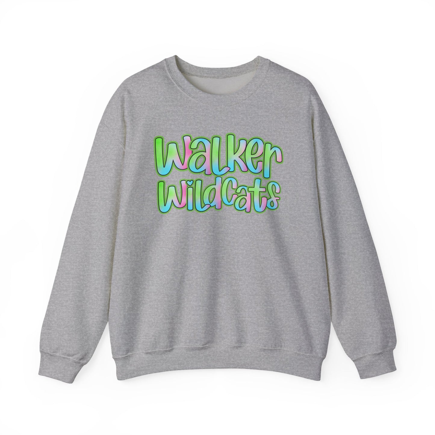 Walker Wildcats Crewneck Sweatshirt, Cozy Unisex Sweatshirt, Perfect Gift for Birthdays, Casual Wear, Wildcat Theme Apparel, Walker, La WHS, WJH