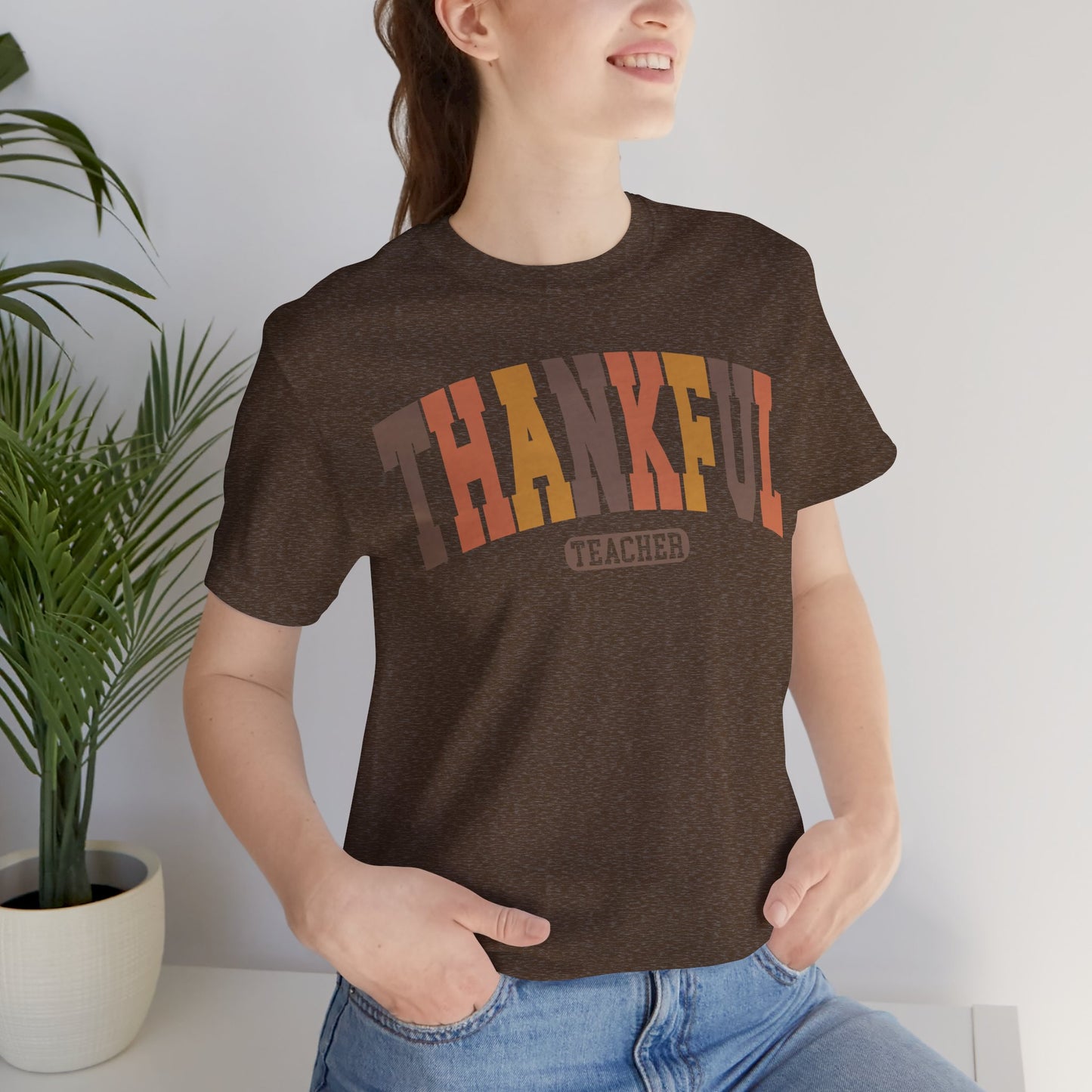 Thankful Teacher Tee, Unisex, Thanksgiving