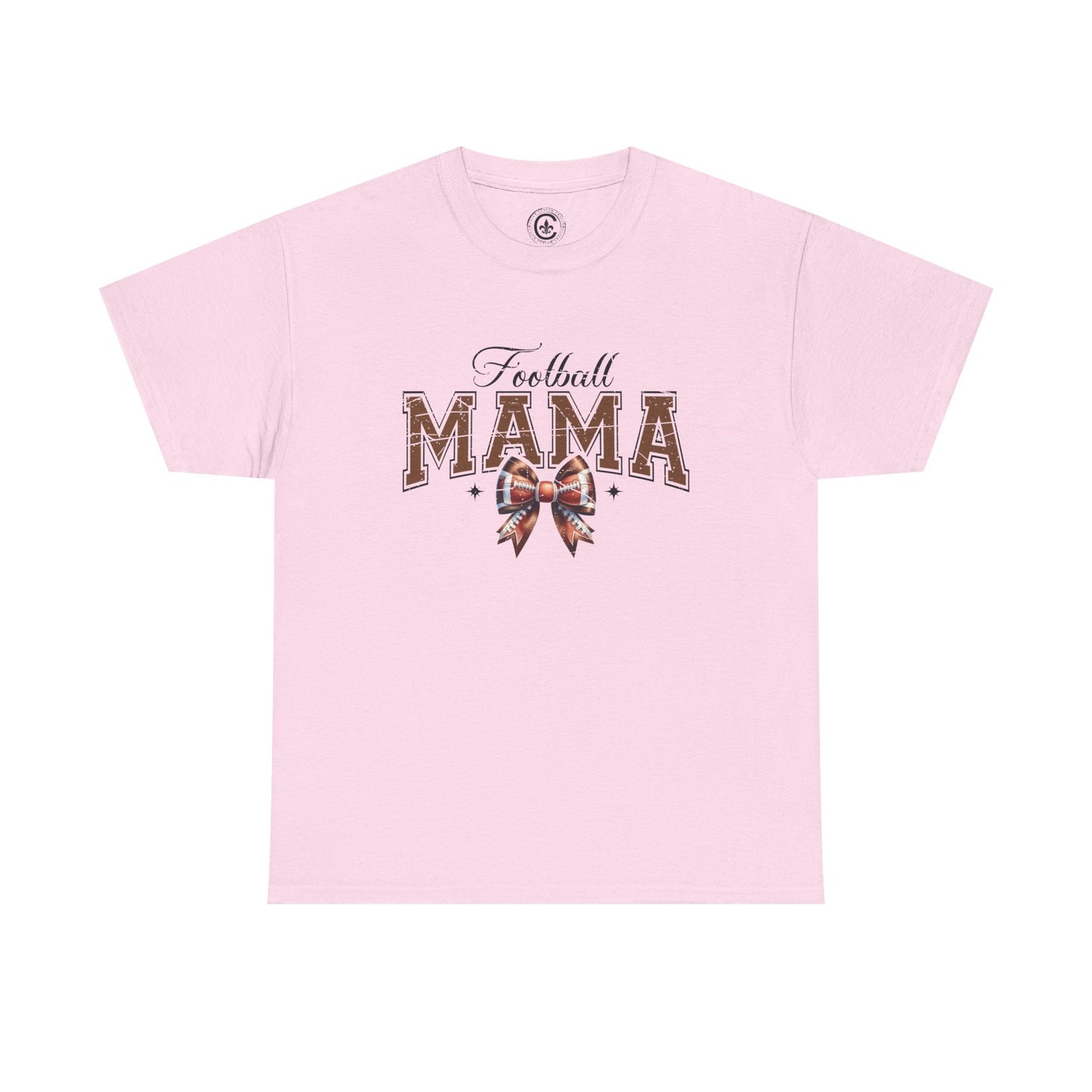 Football Mama Unisex Heavy Cotton Tee | Perfect for Game Day, Sports Events, Gifts for Moms, Casual Wear, Tailgate Parties