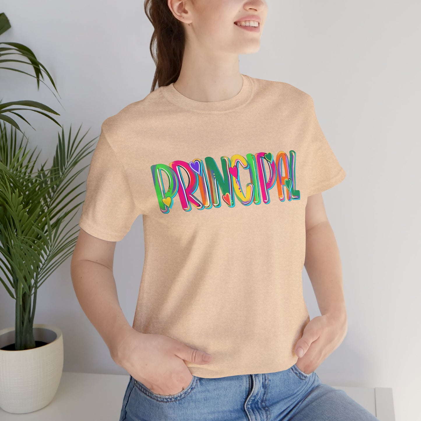 Colorful Principal Tee for Educators, Administration, School