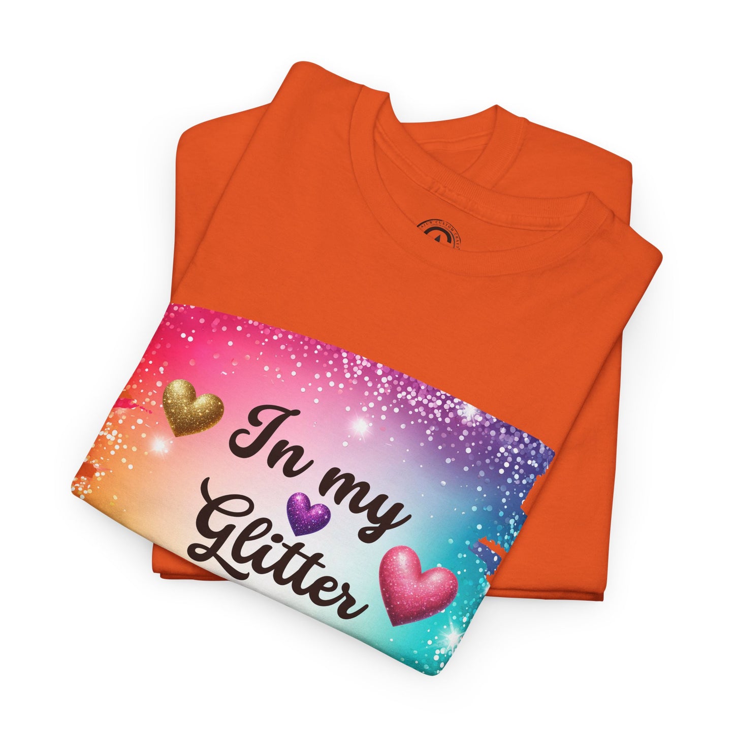 In My Glitter Era Tee - Unisex Heavy Cotton T-Shirt, Perfect for Celebrations, Pride Events, Birthday Gifts, Casual Wear, Colorful Fashion