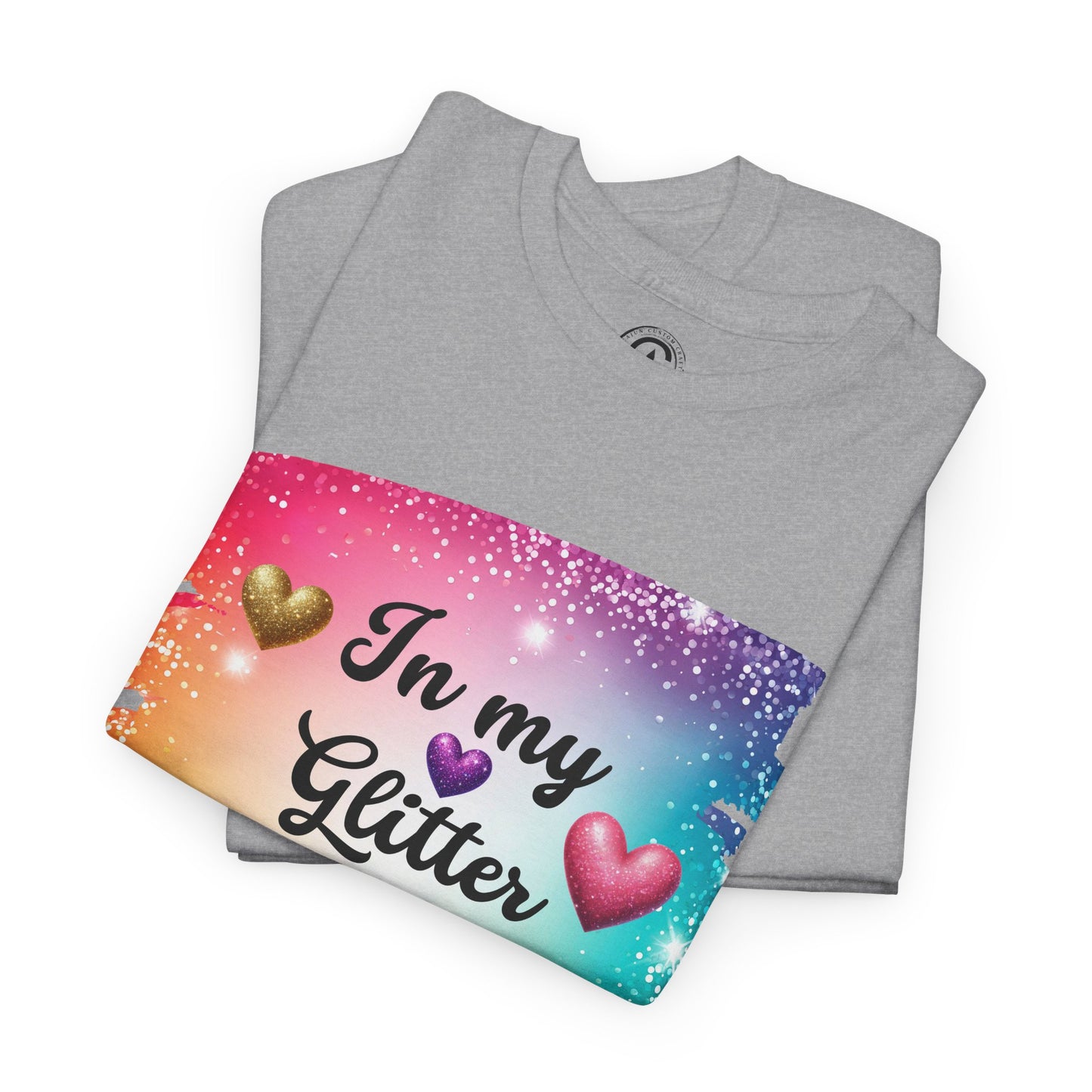 In My Glitter Era Tee - Unisex Heavy Cotton T-Shirt, Perfect for Celebrations, Pride Events, Birthday Gifts, Casual Wear, Colorful Fashion