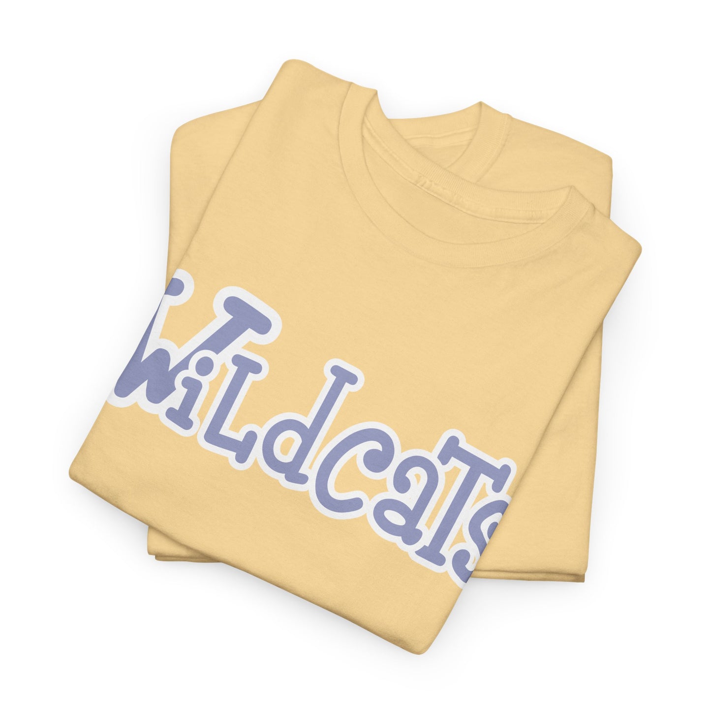 Blue Wildcats Unisex Tee, Cute Cotton Shirt, School Spirit Apparel