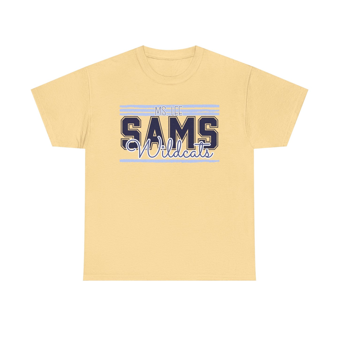 Personalized, SAMS Wildcats, St Amant Middle School, Team Spirit, Unisex Tshirt, Add your name
