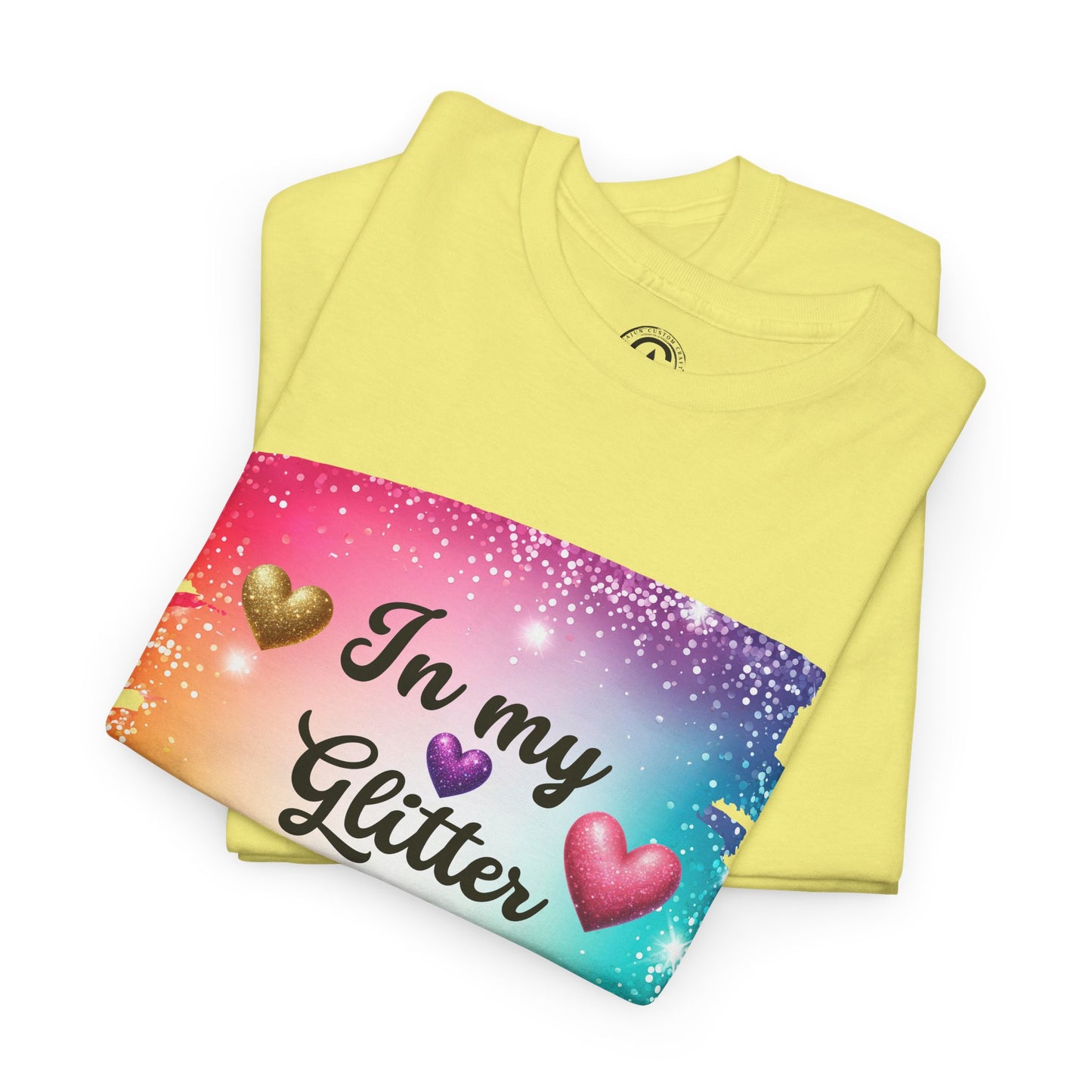 In My Glitter Era Tee - Unisex Heavy Cotton T-Shirt, Perfect for Celebrations, Pride Events, Birthday Gifts, Casual Wear, Colorful Fashion