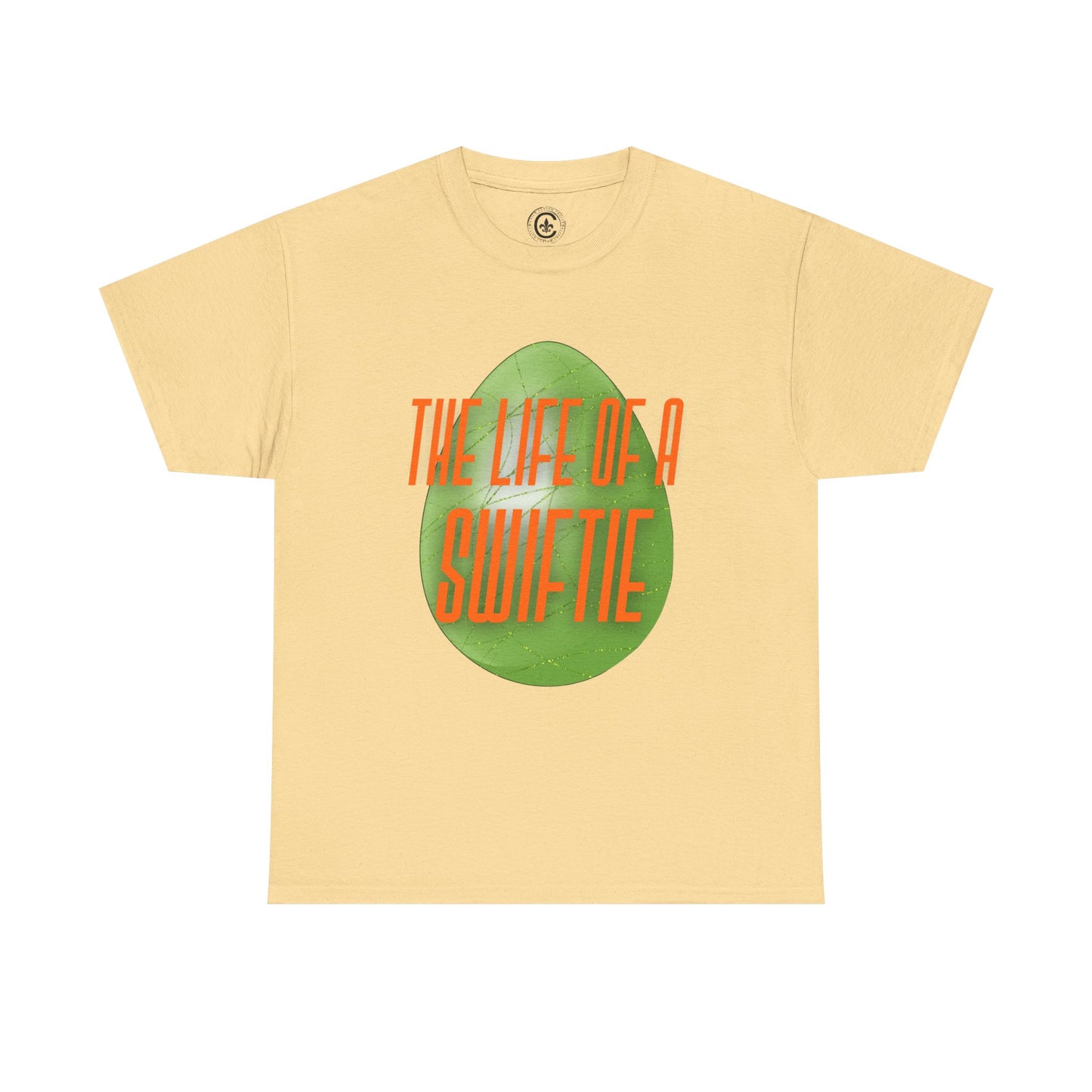 The life of a Swiftie with a green glitter easter egg - Unisex Heavy Cotton T-Shirt Music Lover Shirt, TS12 12 Swiftie